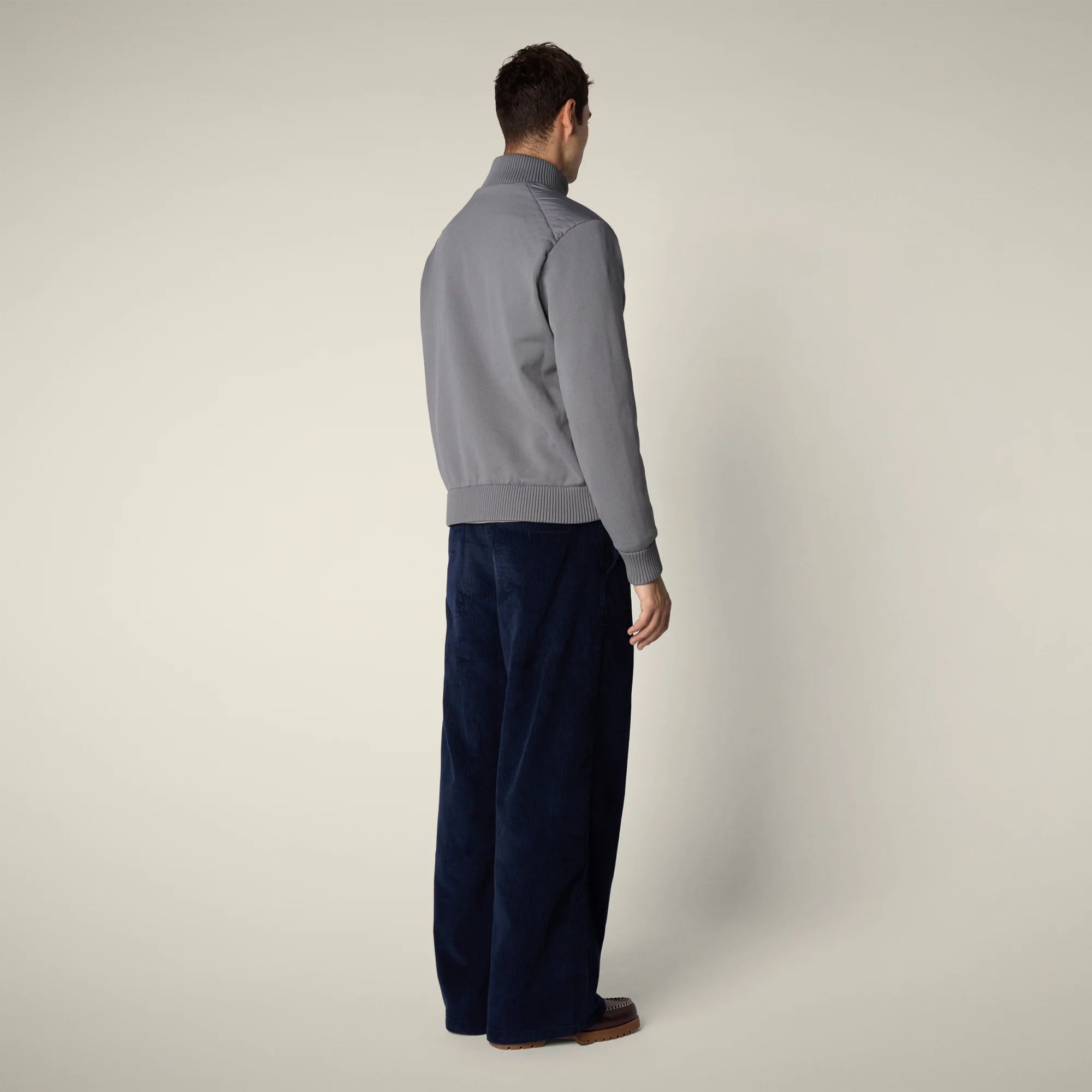 Men's jacket sedum in mid grey