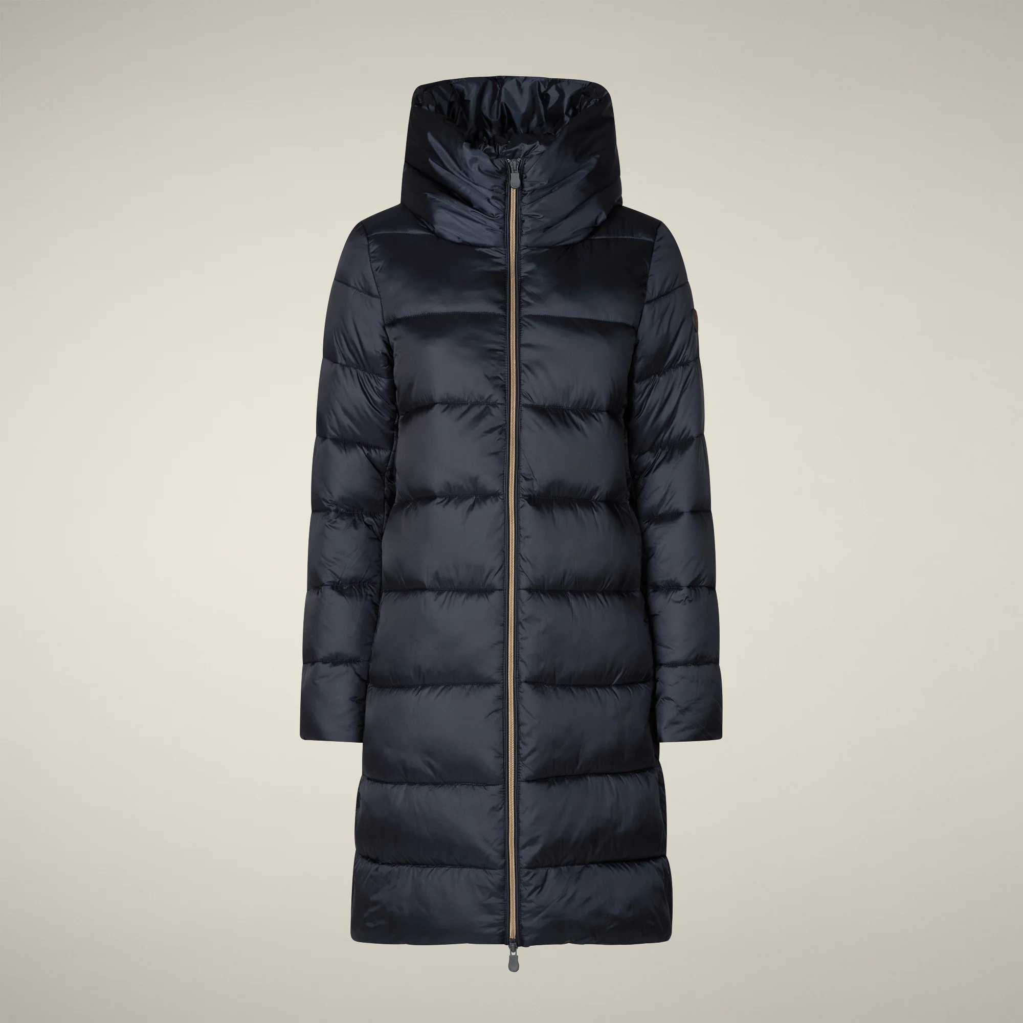 Women's Animal free puffer Coat Lysa in blue black