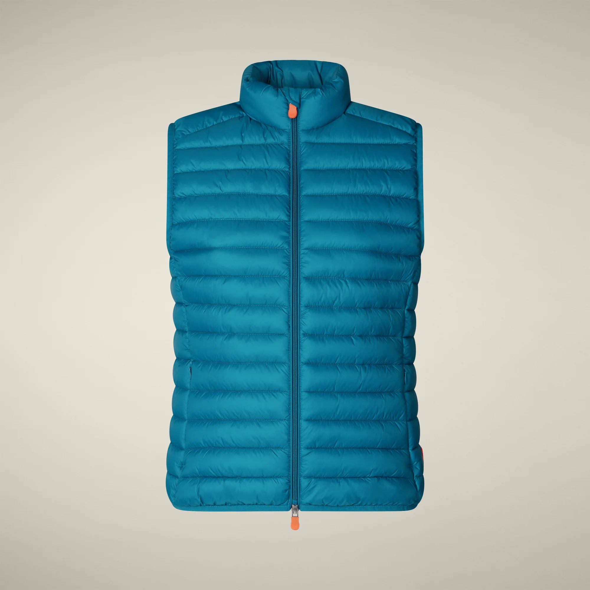 Women's Animal free puffer Vest Charlotte in horizon blue