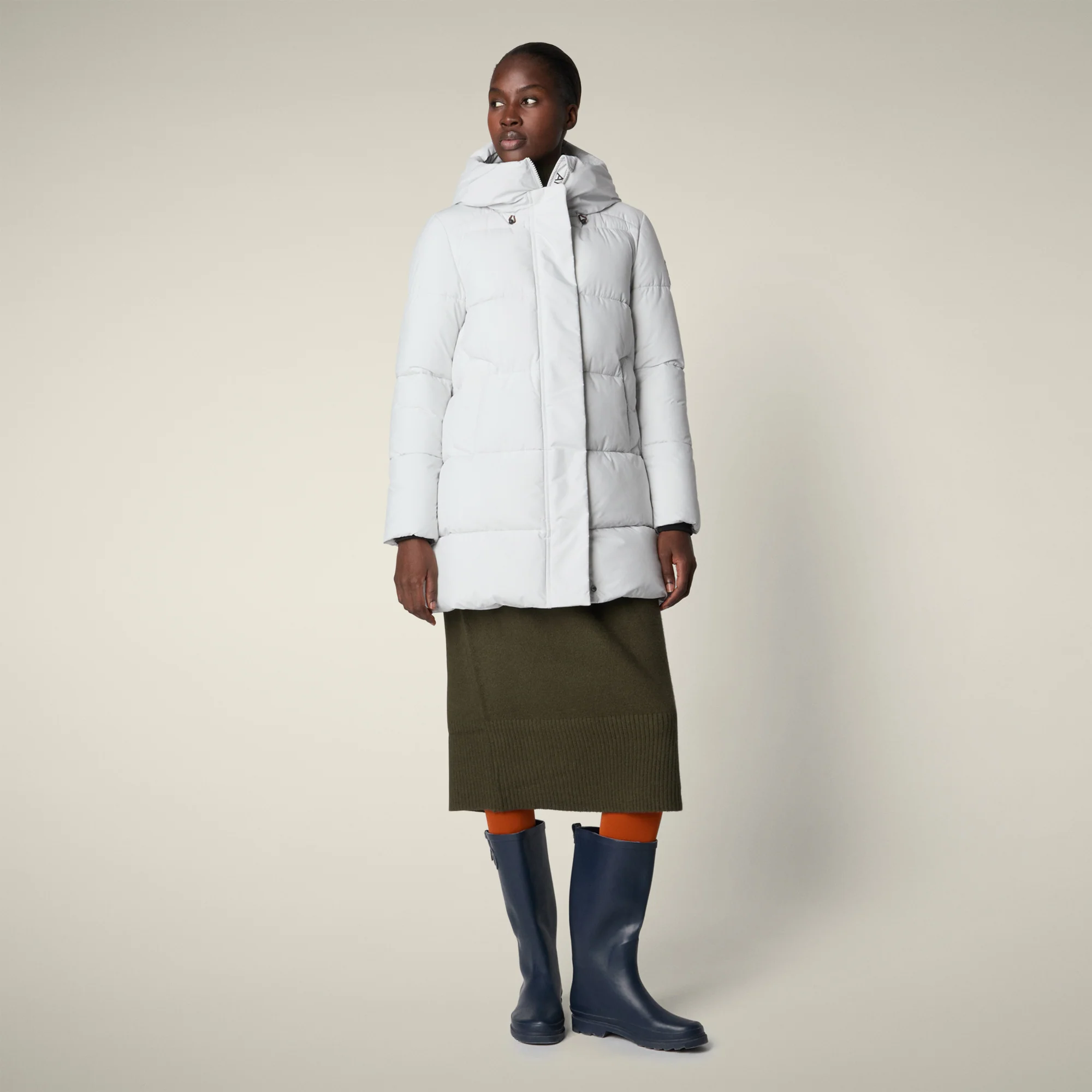 Women's Parka Bethany  in fog grey