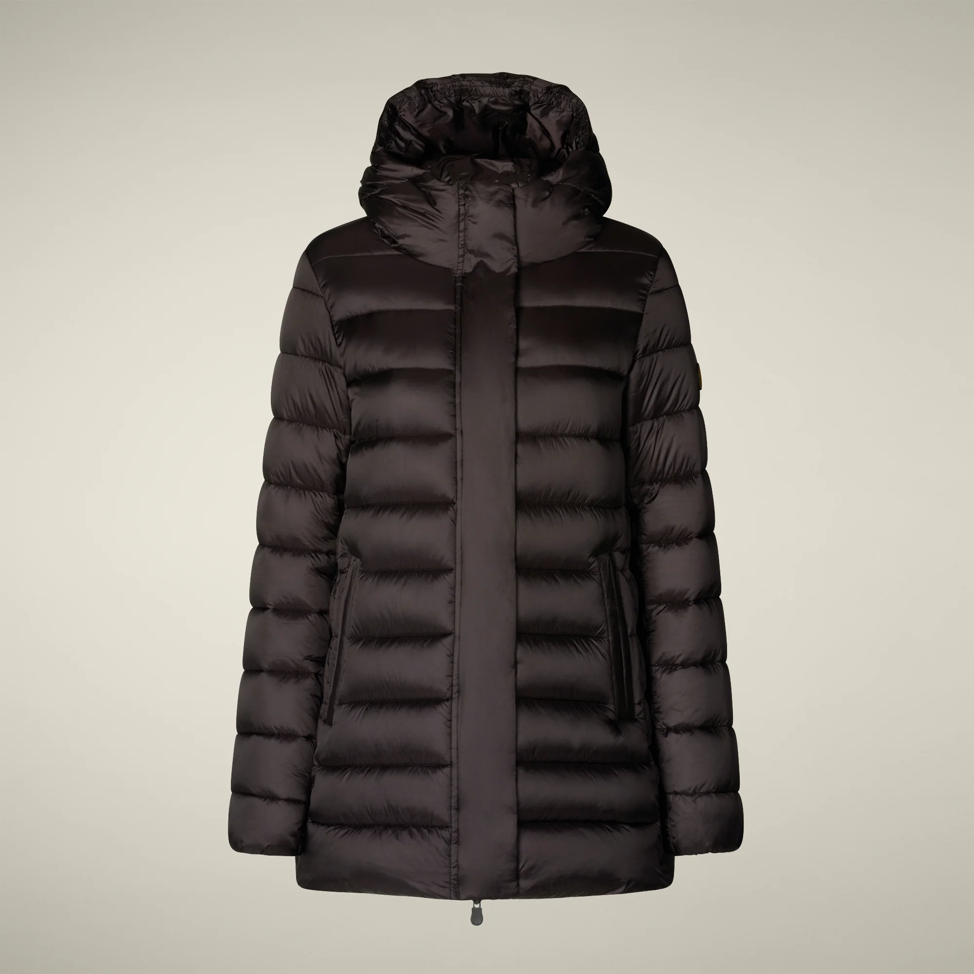 Women's Animal free puffer Coat Drimia in brown black