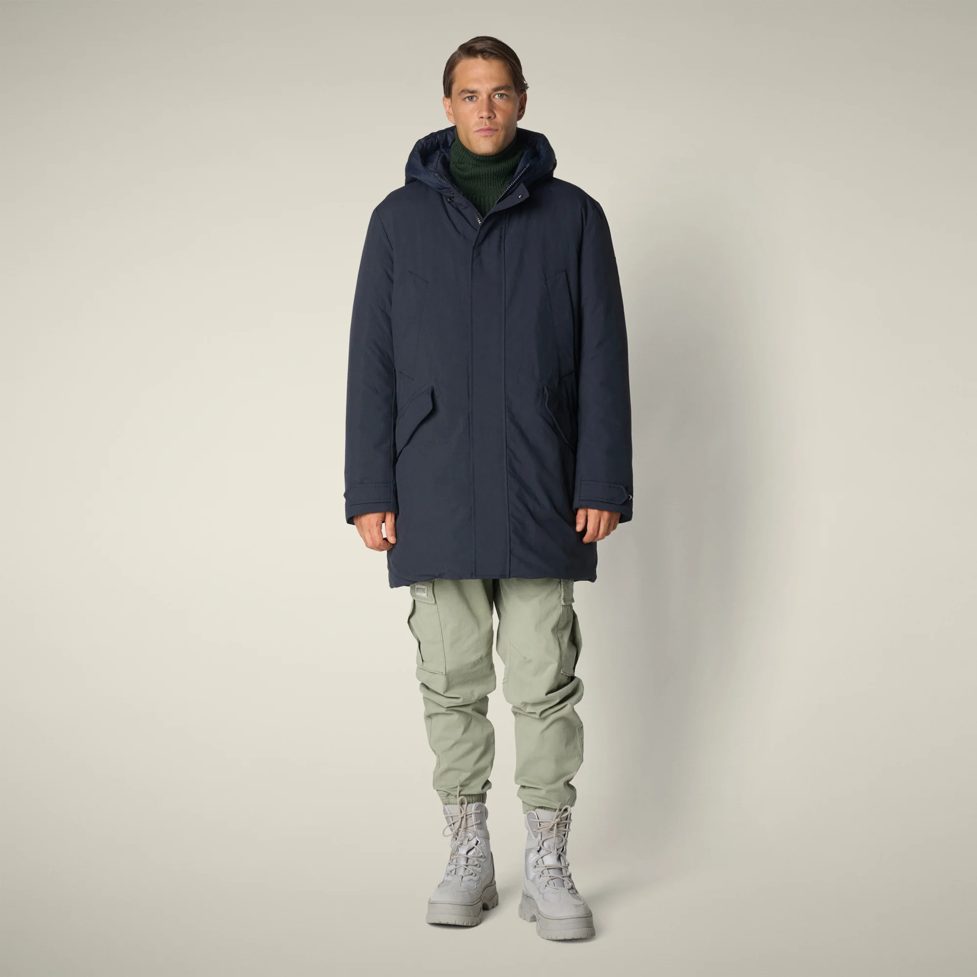 Men's Parka Valley in Blue Black