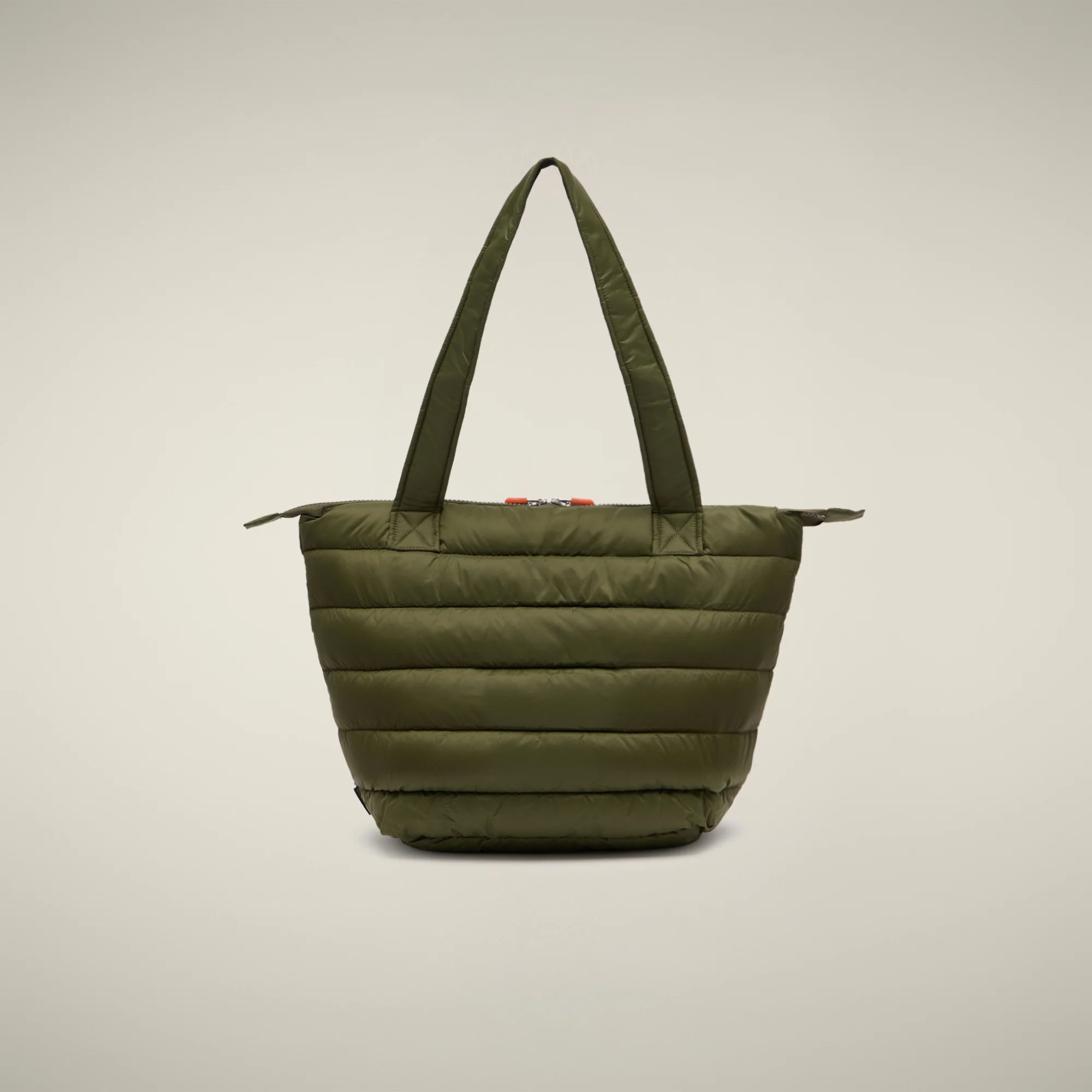 Quilted bag Caron in dusty olive