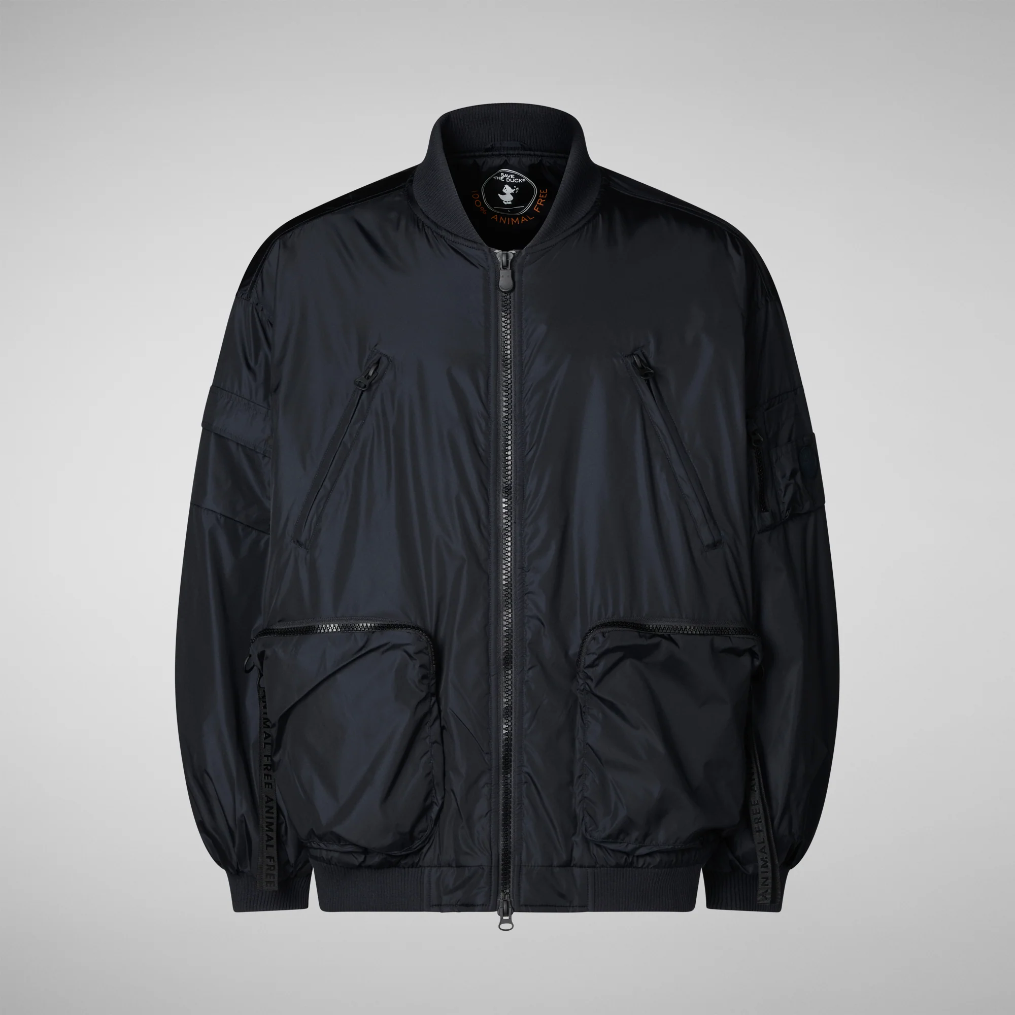 Unisex bomber jacket Usher in Night Blue