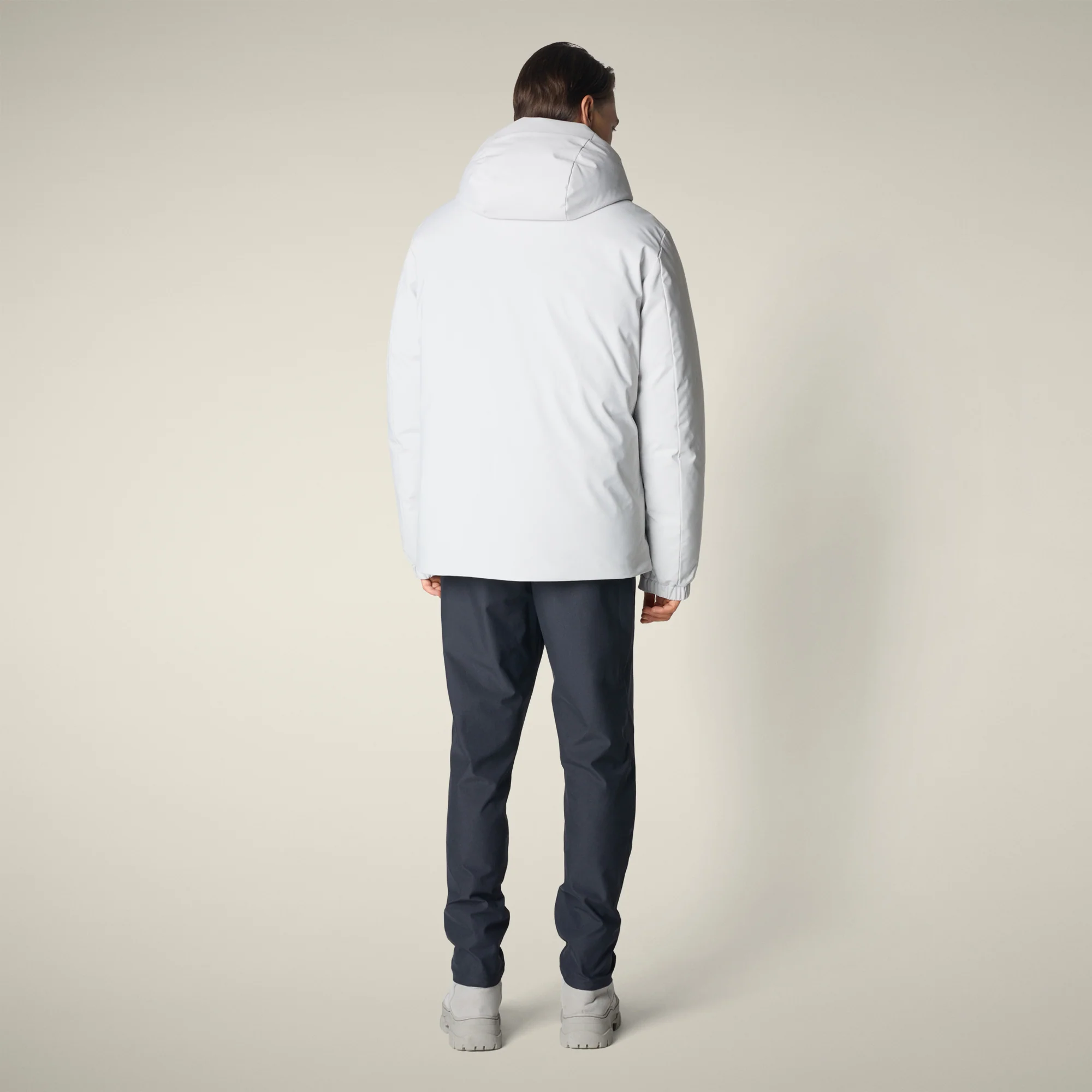 Men's parka hiram  in fog grey