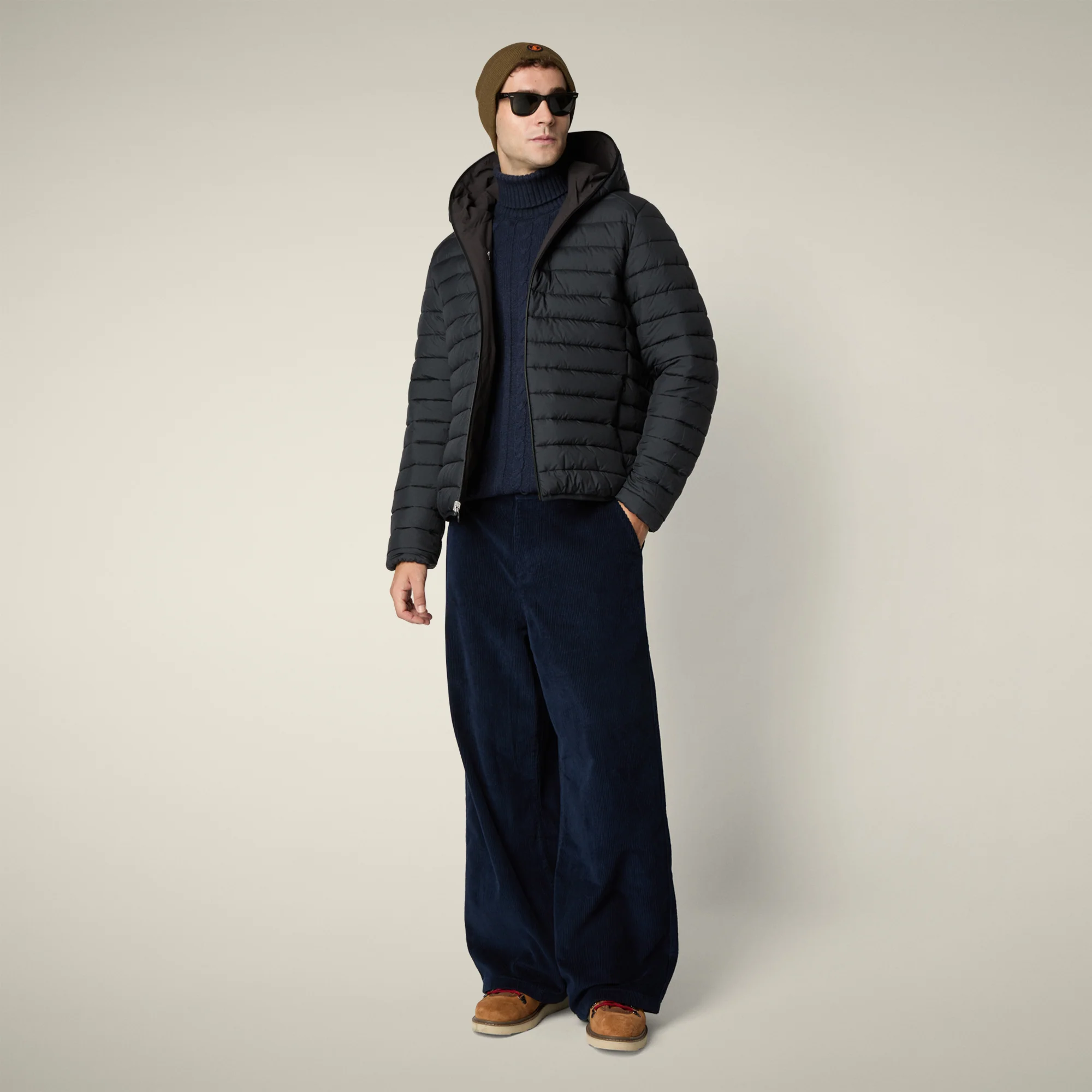 Men's Reversible Jacket Ezra in brown black