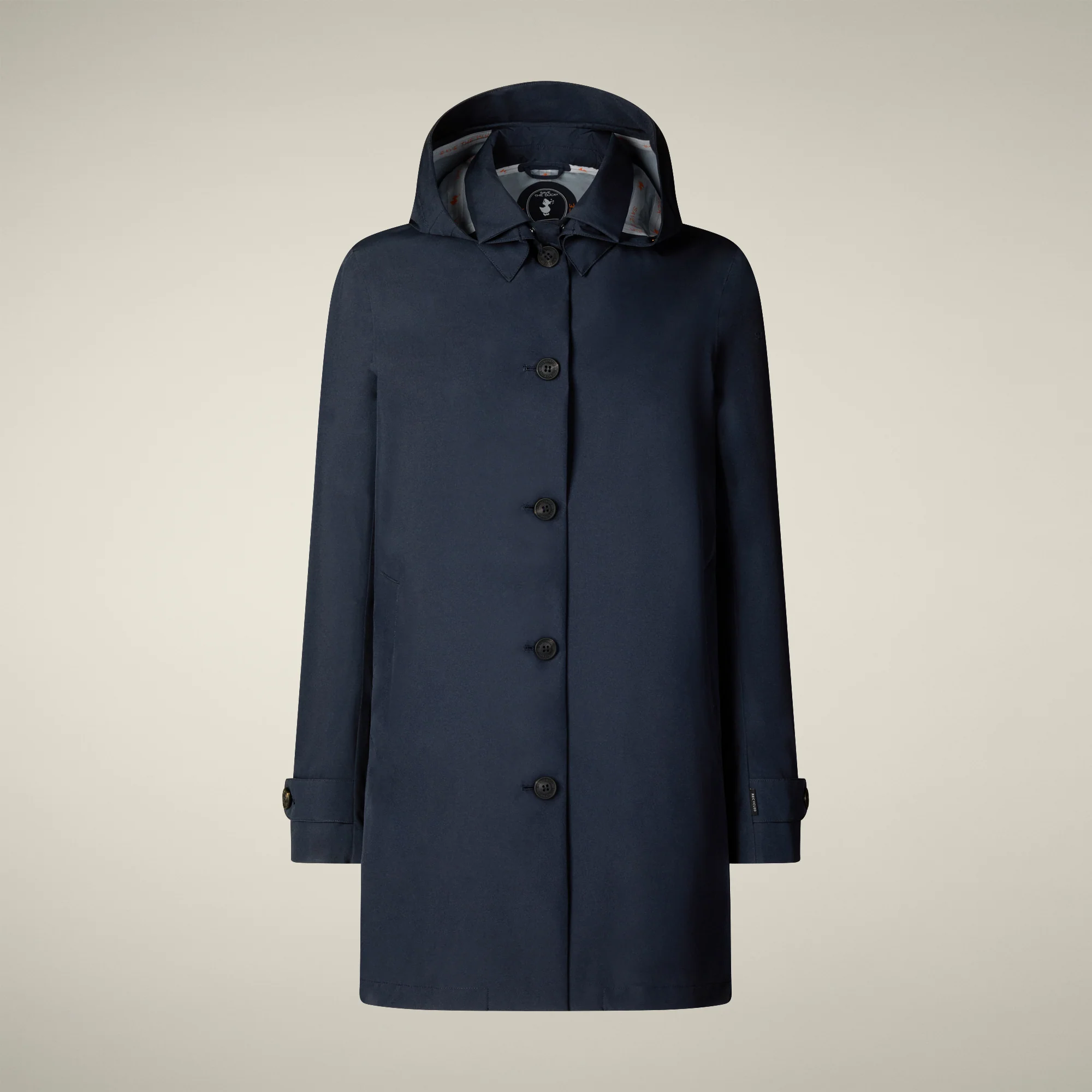 Women's Raincoat April in Blue Black
