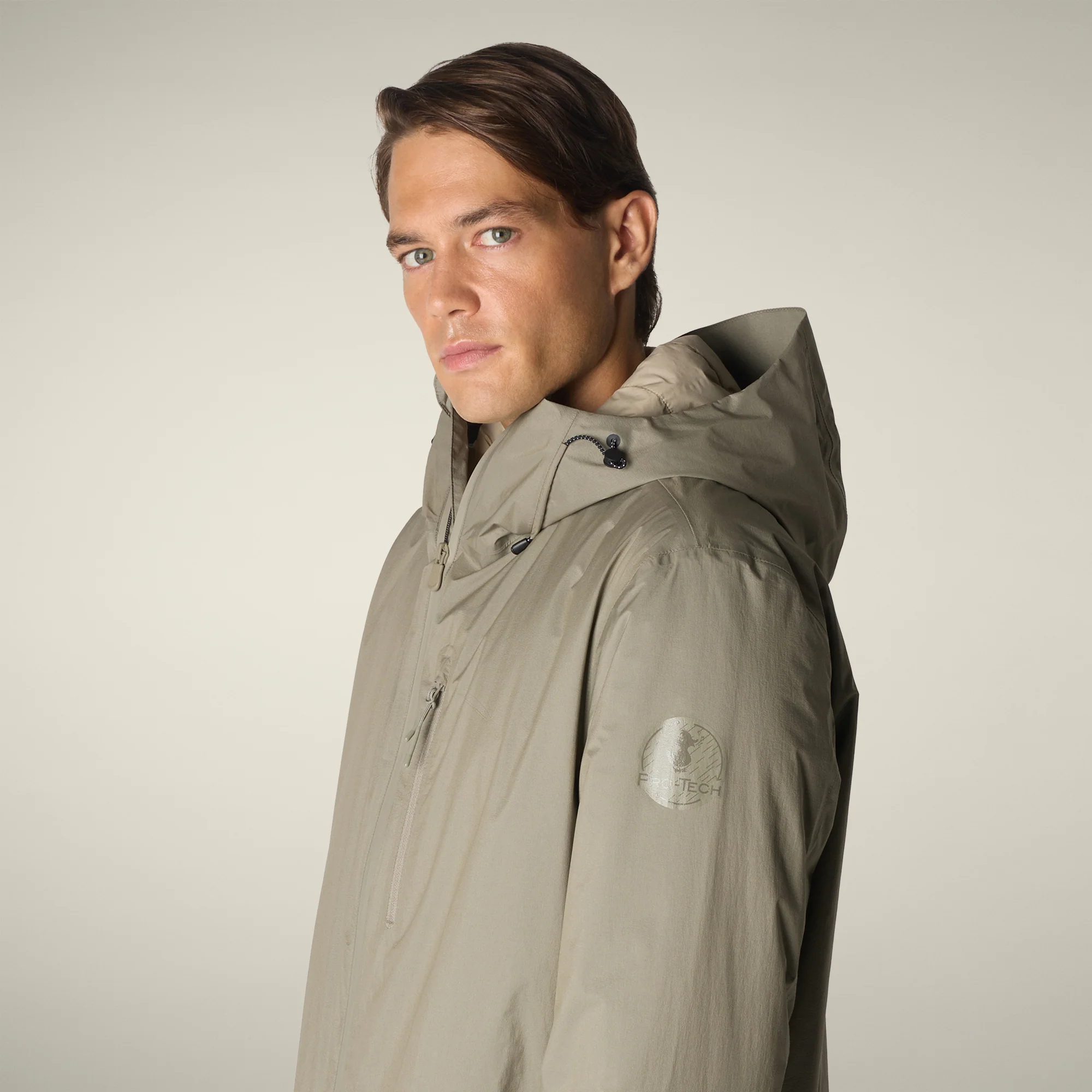 Men's parka Horizon in dusty beige