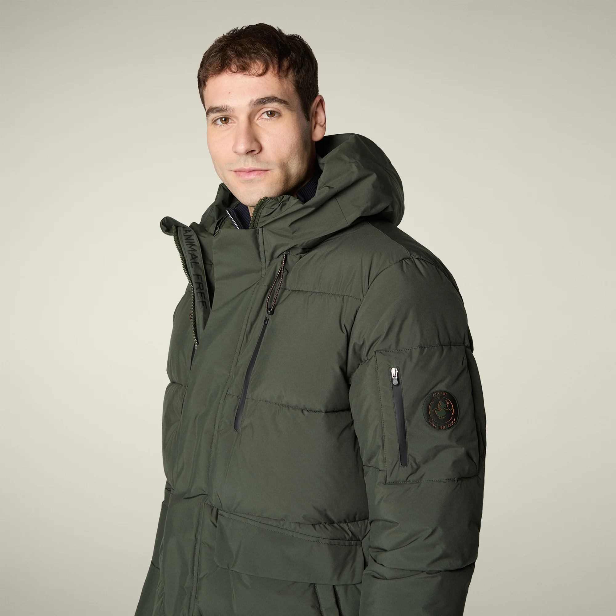 Men's Parka Alter in Land Green