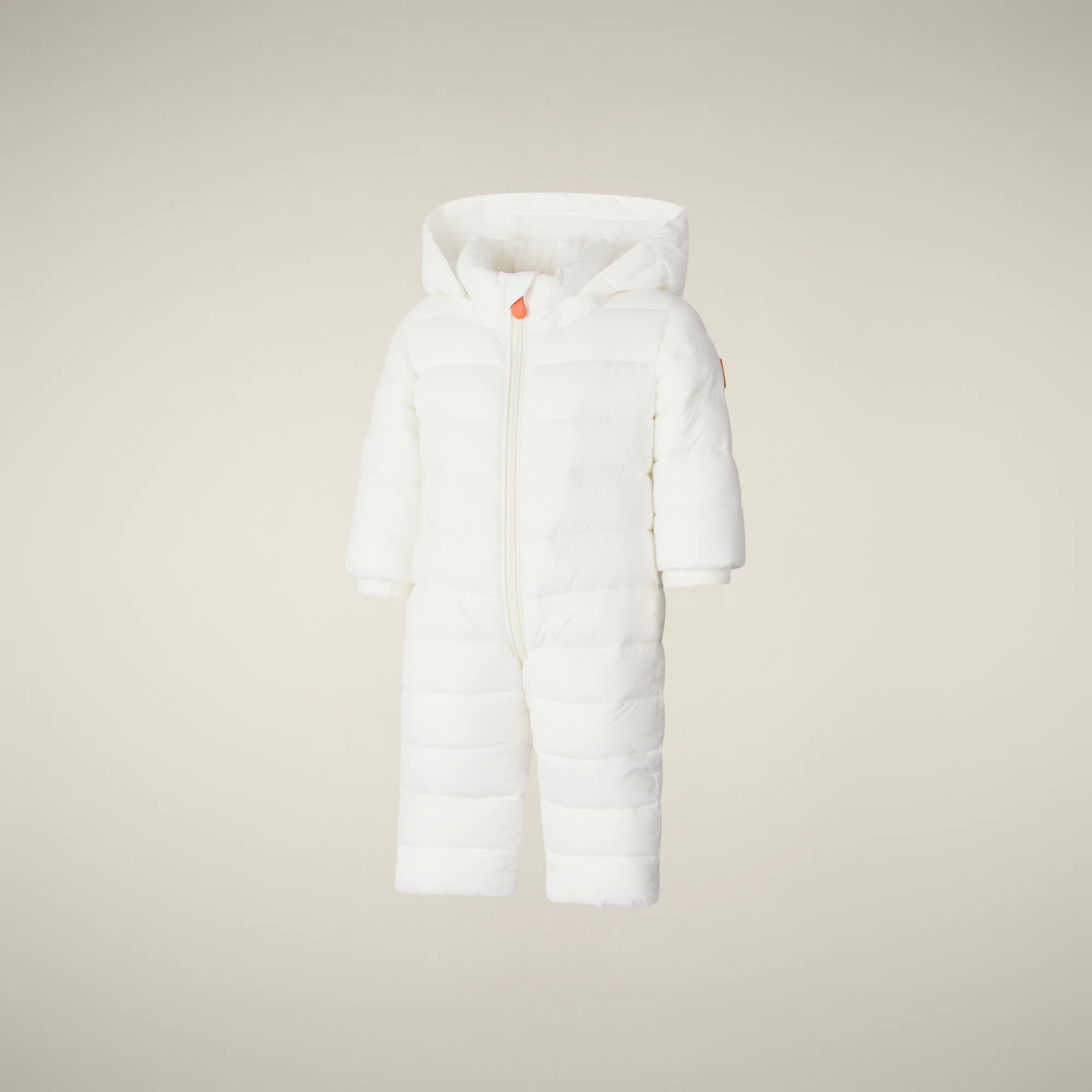 Unisex Baby Quilted overall Storm in off white