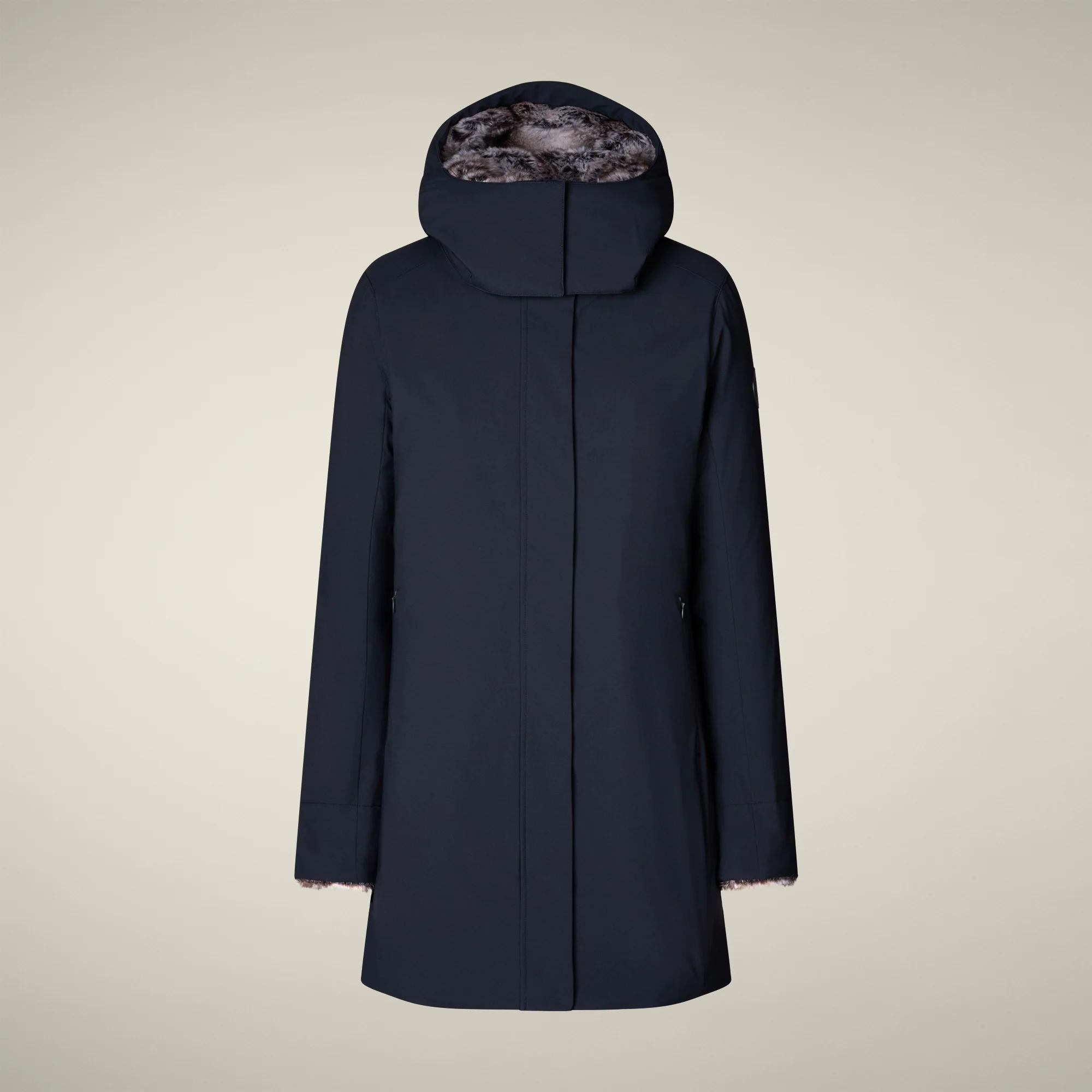 Women's Parka Samantah in Blue Black