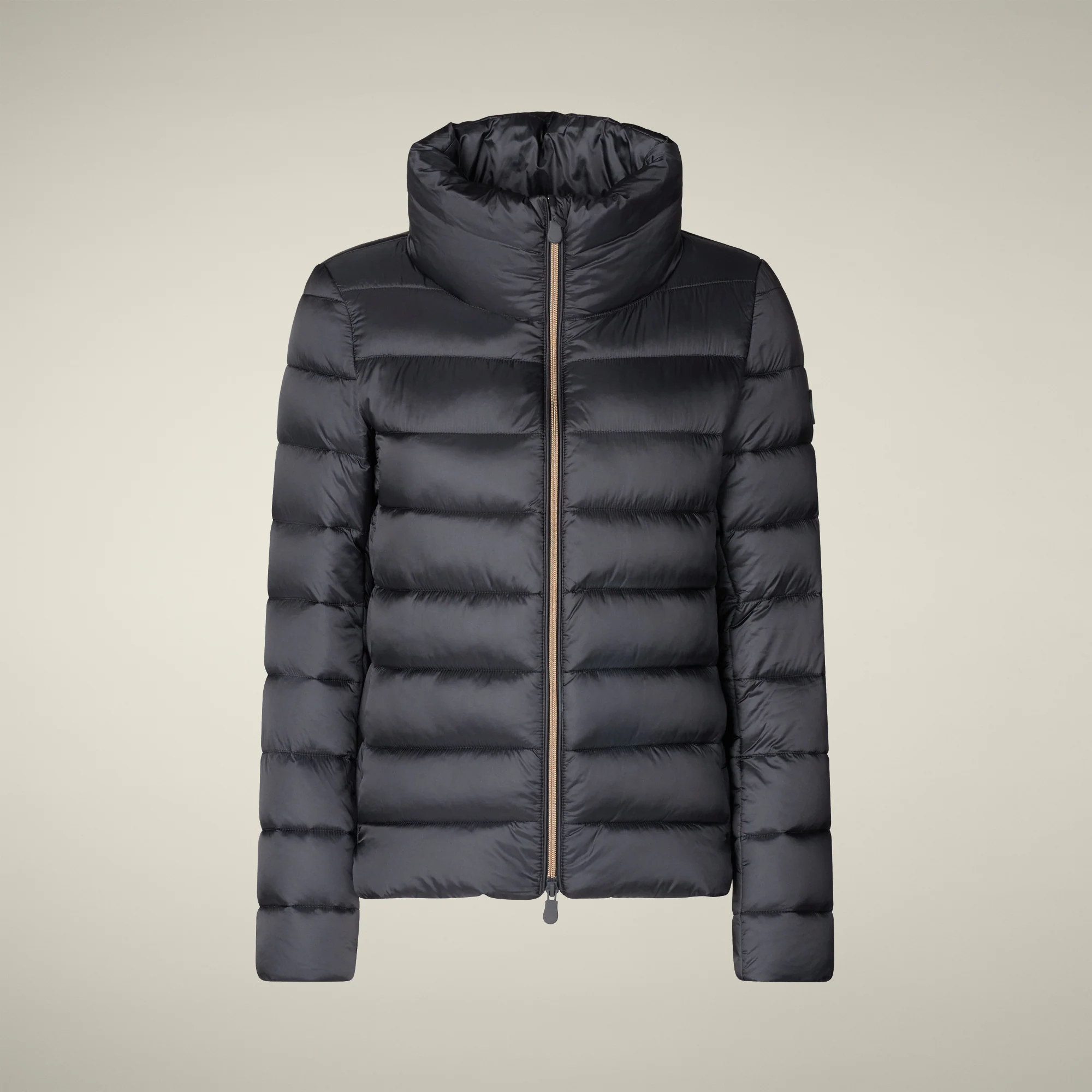 Women's Animal free puffer Jacket Elsie in ebony grey