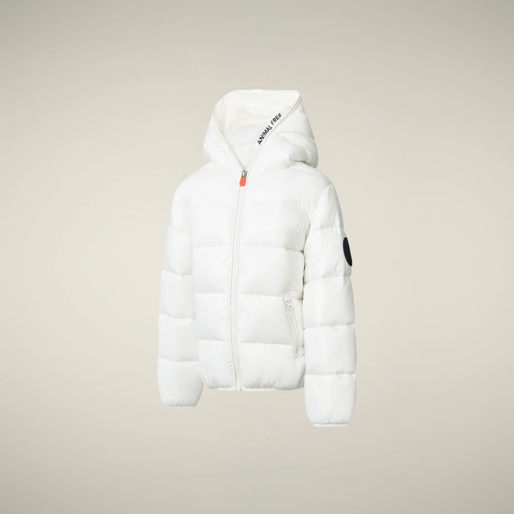 Girls' Puffer Jacket Kate in Off White