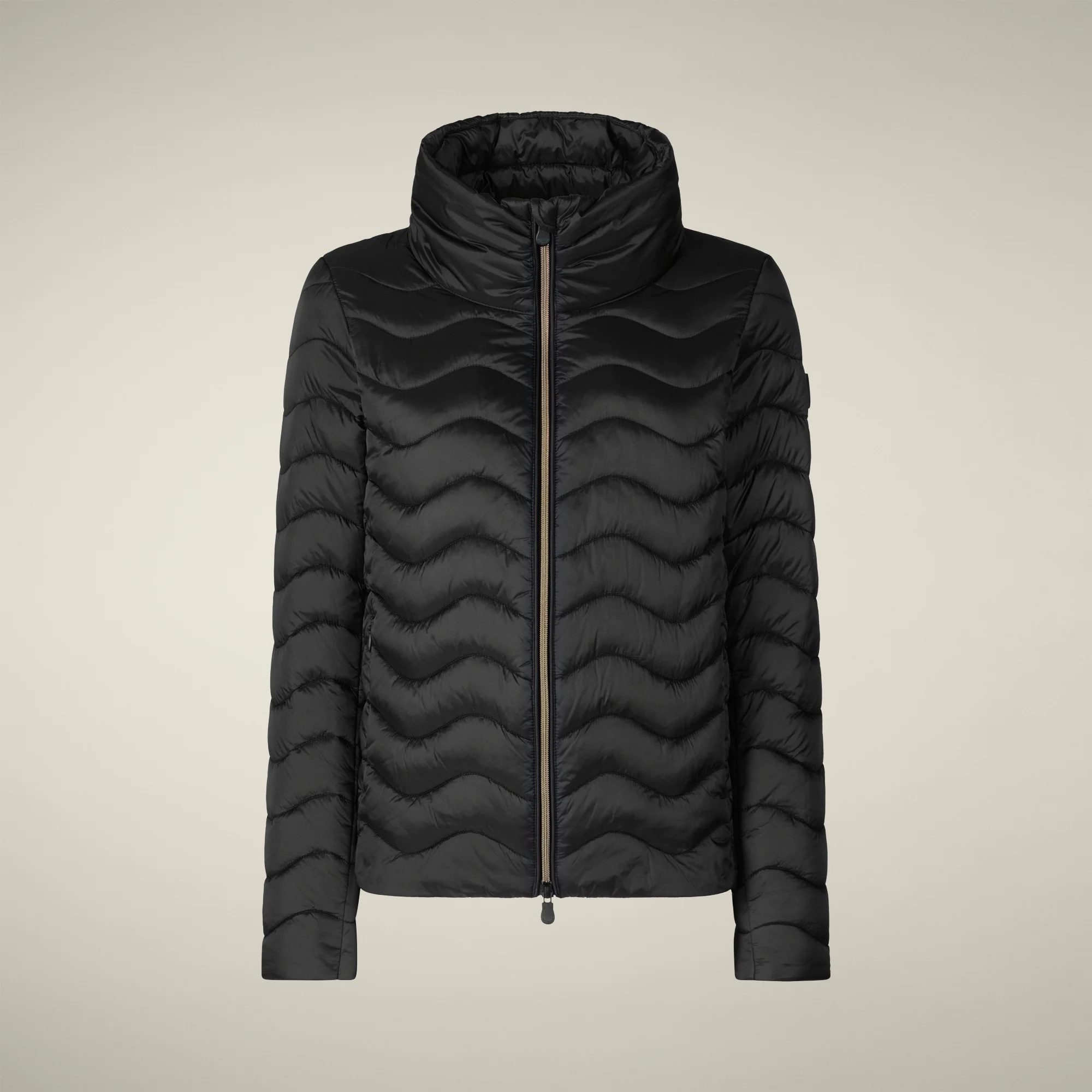 Women's Animal free puffer Jacket Peridot in Black