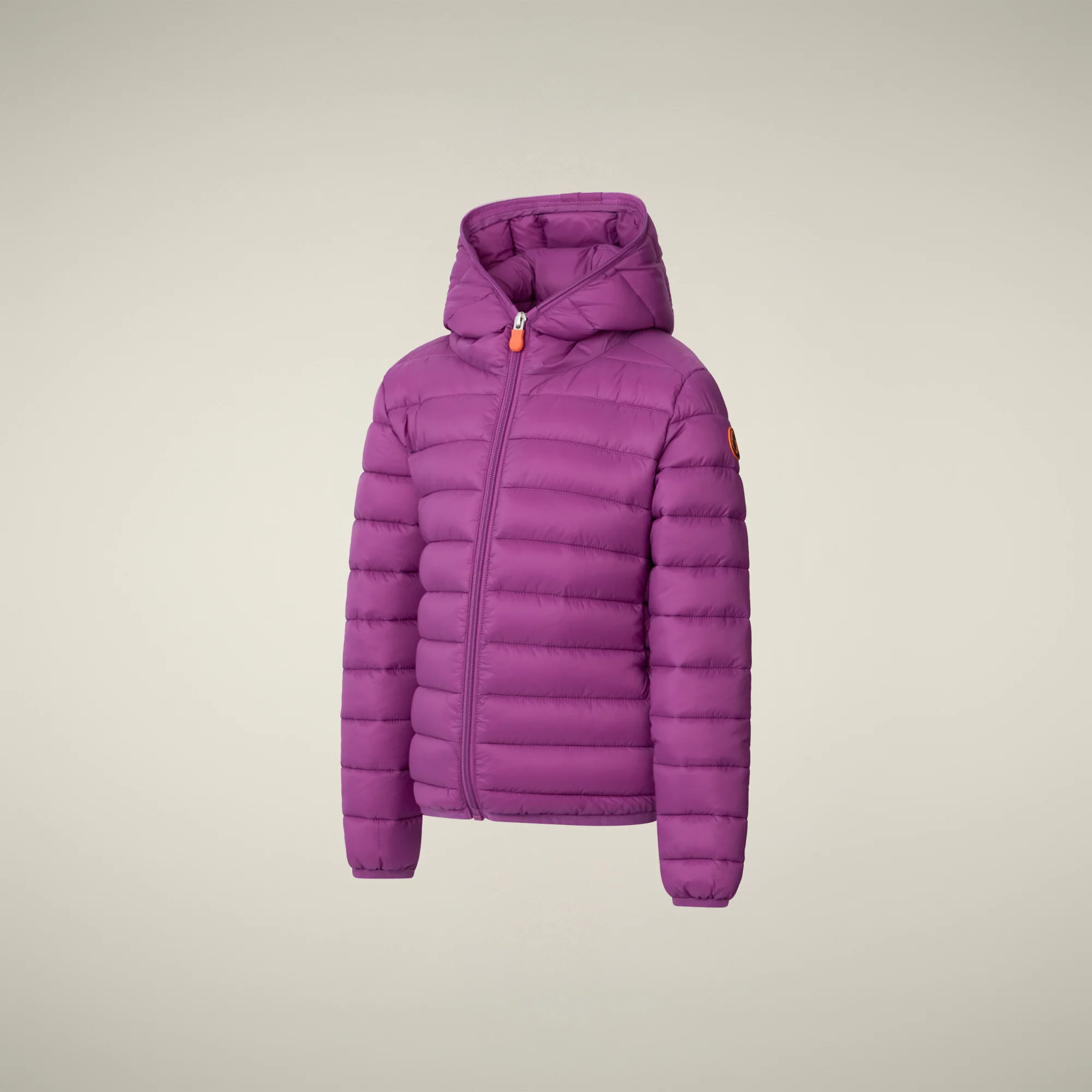 Girls' Puffer Jacket Lily in Cyclamen Violet