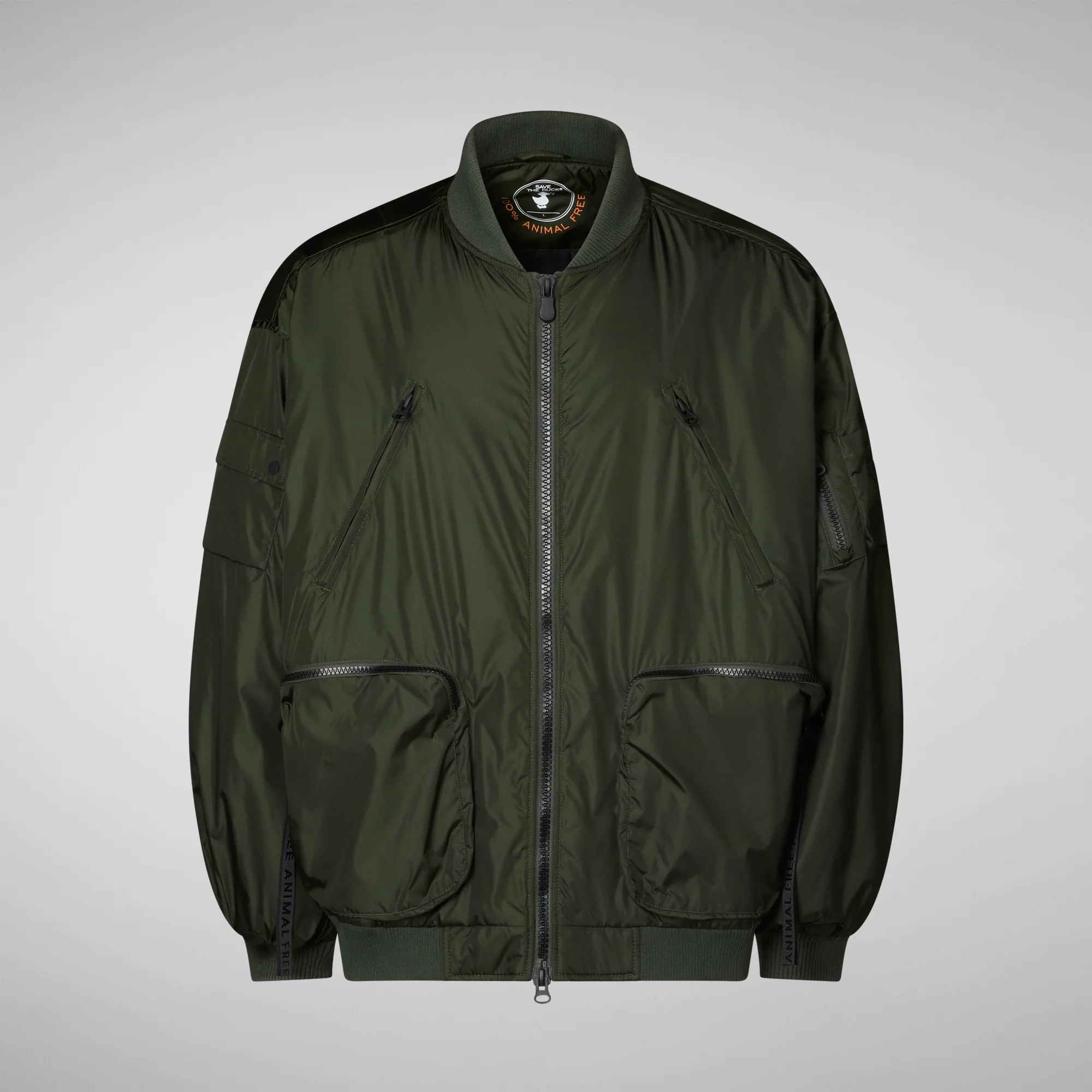 Unisex bomber jacket Usher in Pine Green