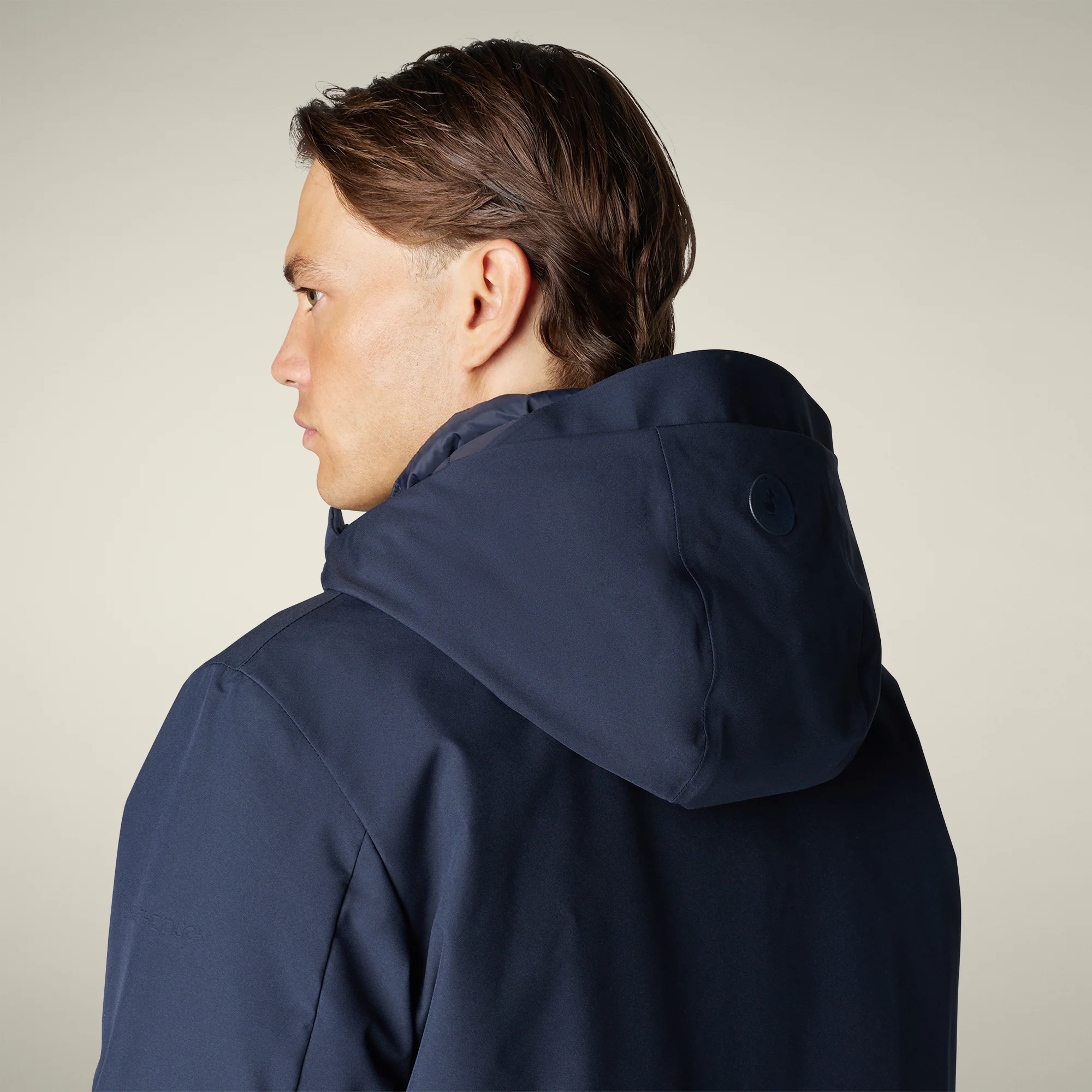 Men's Coat Barry in Blue Black