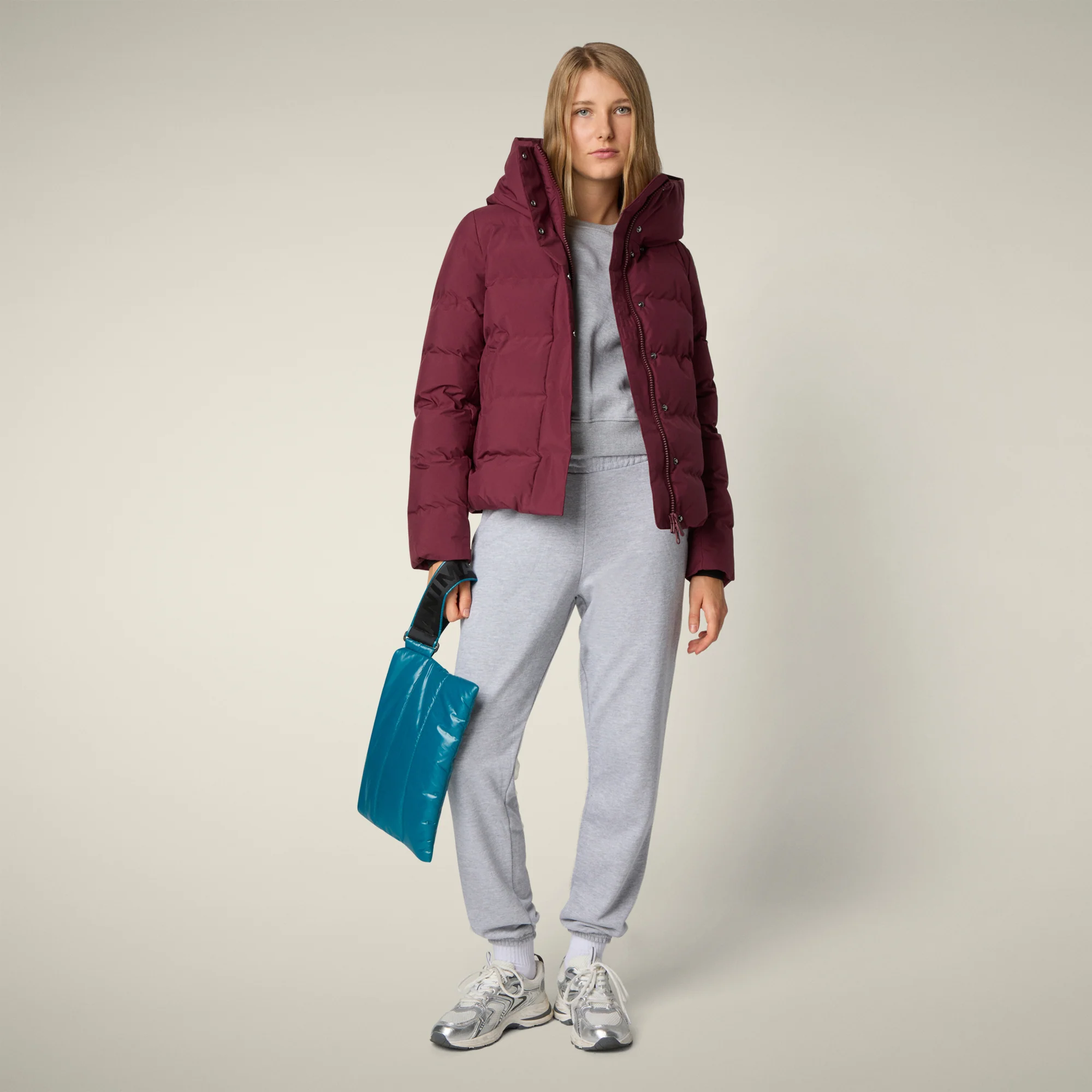 Women's Parka Arena in Wine Red