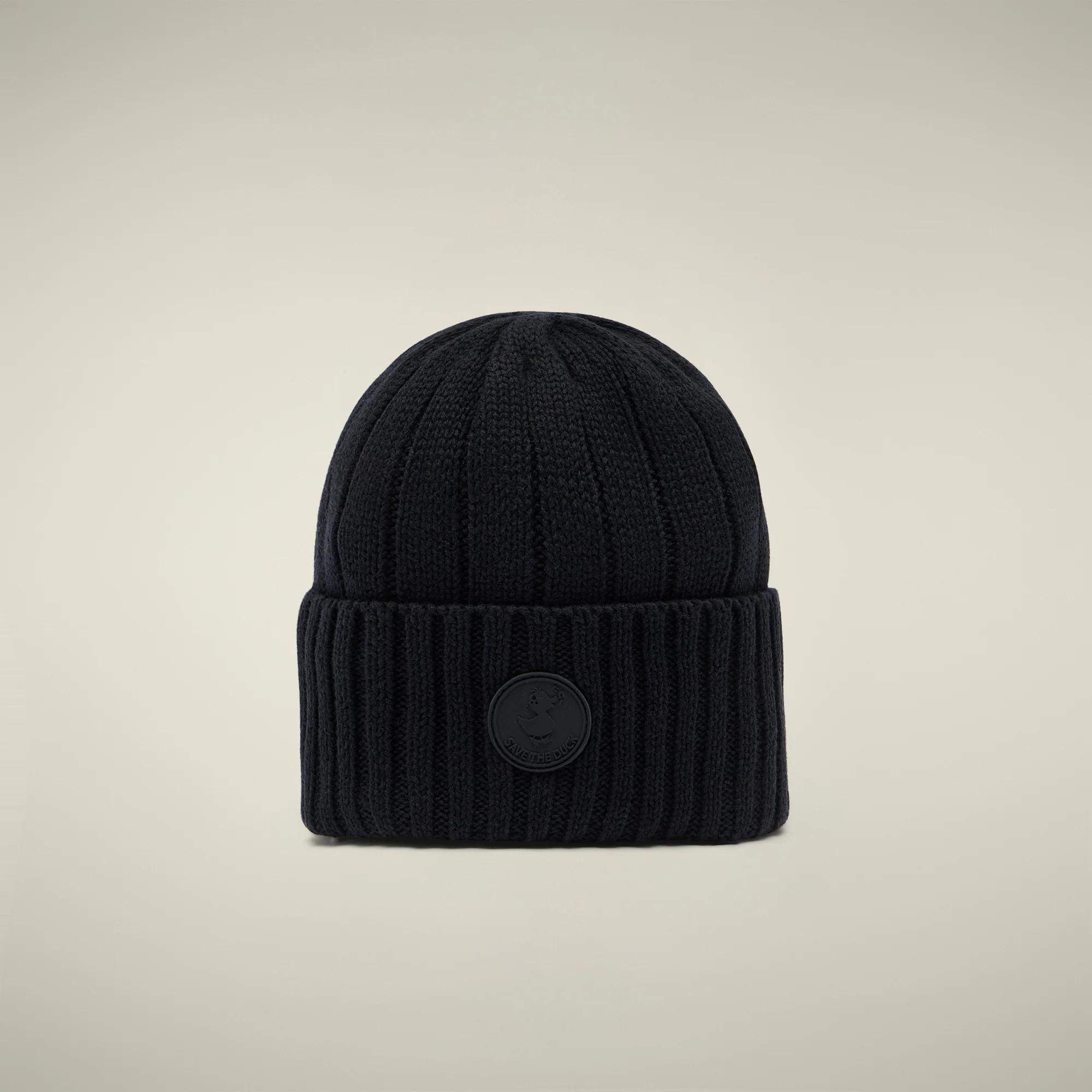 Unisex ribbed beanie Doyle in Black