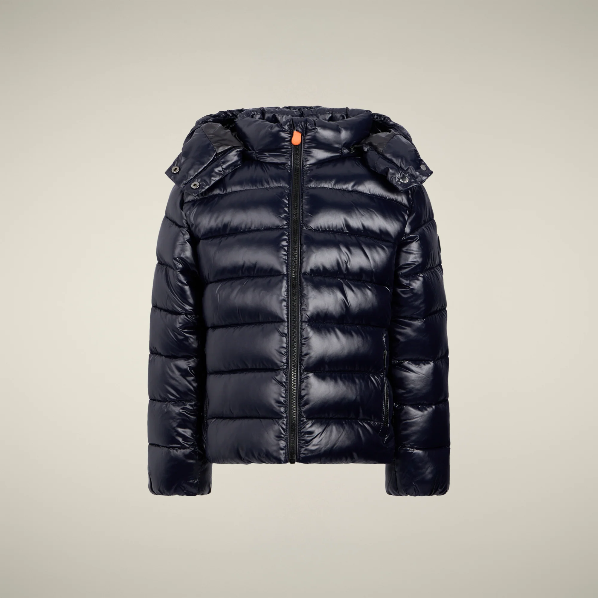 Girls' Puffer Jacket Evadine in Blue Black