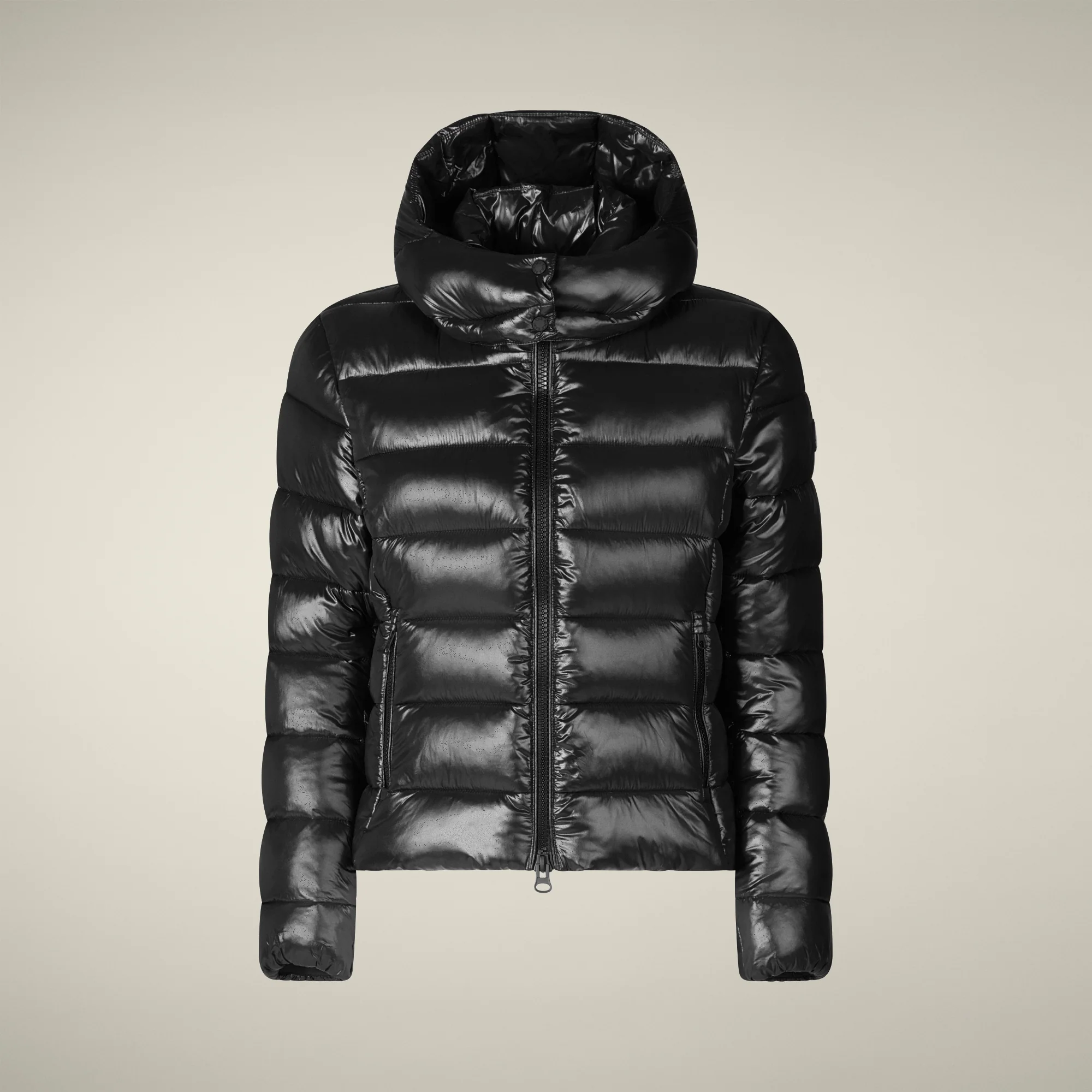 Women's Animal free puffer Jacket Cosmary in Black