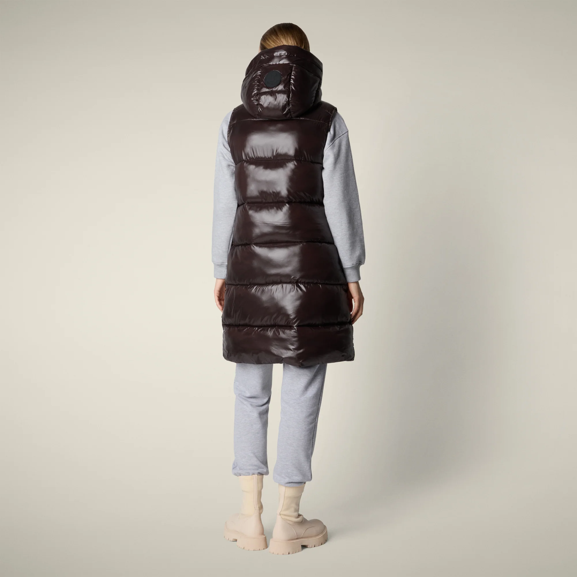 Women's Vest IRIA in brown black