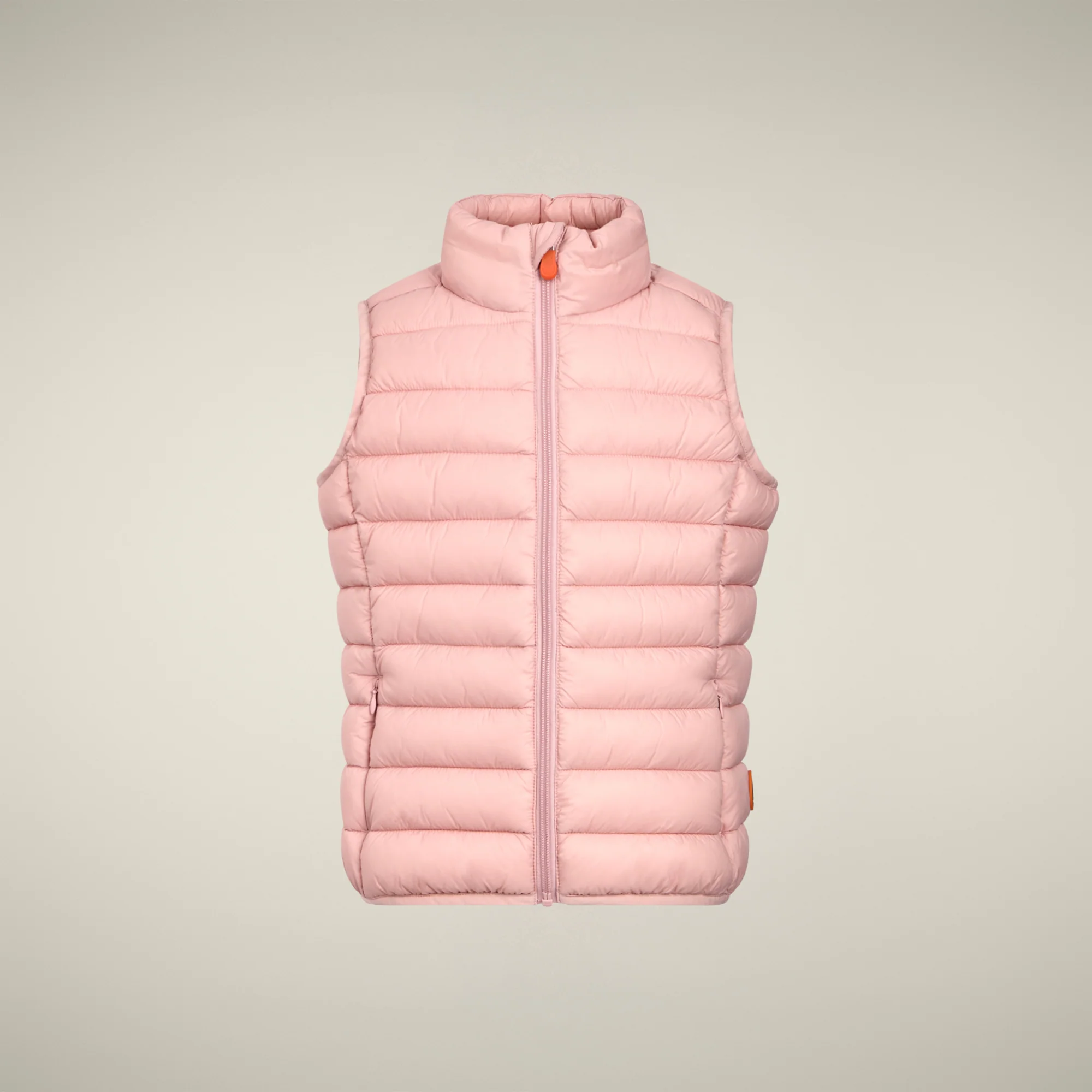 Unisex kids' Puffer vest Andy  in blush pink
