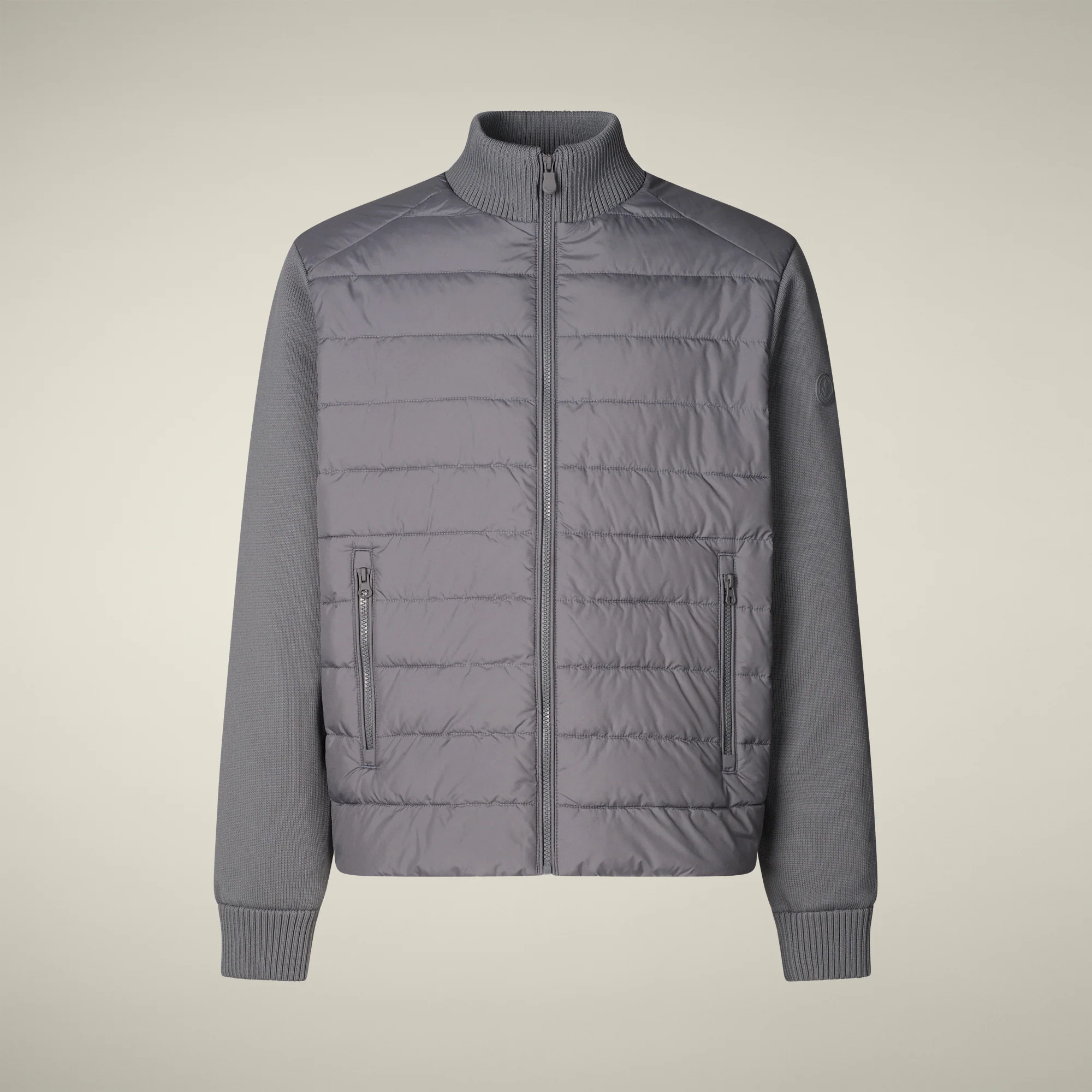 Men's jacket sedum in mid grey