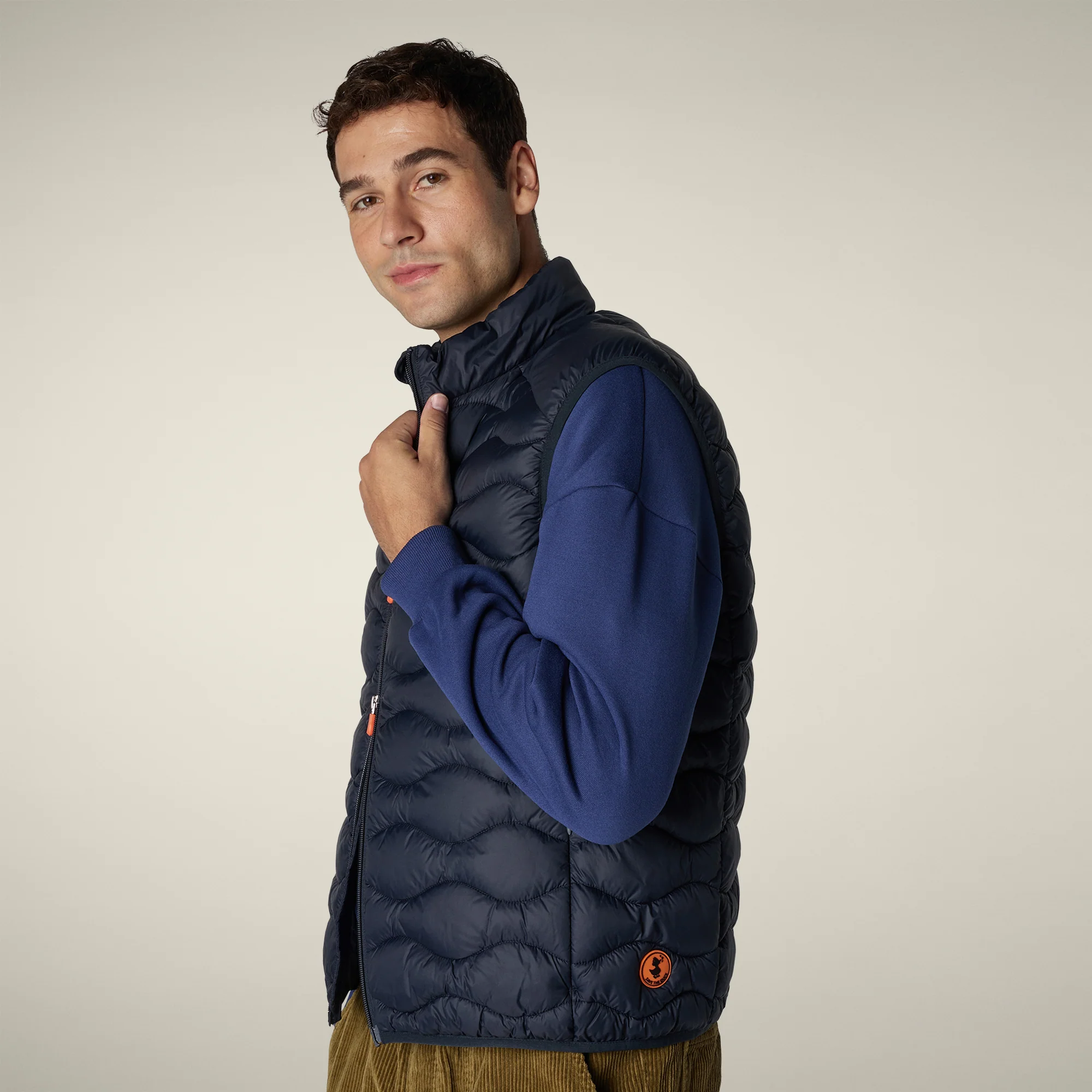 Men's Puffer Vest Tide in blue black