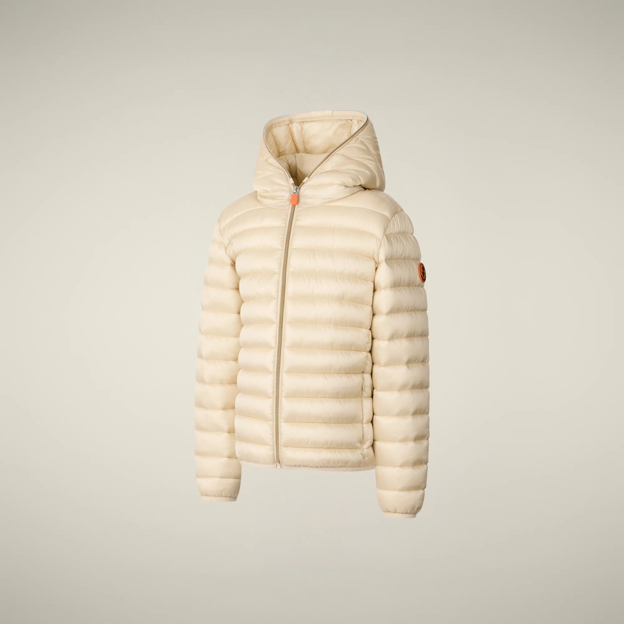 Girls' Puffer Jacket Iris in Shore Beige