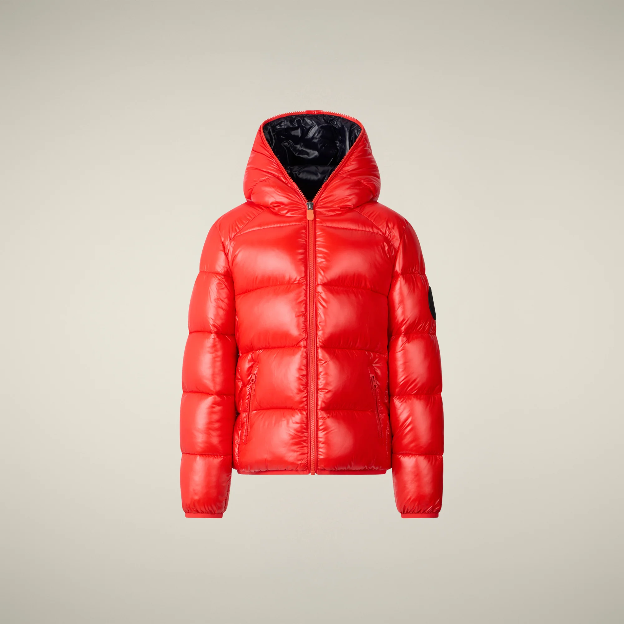 Boys' Puffer jacket Artie in Fiery Red