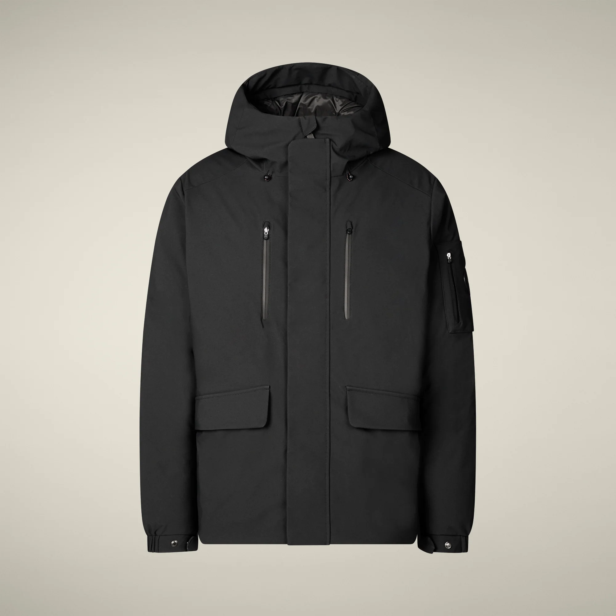 Men's Parka Hiram in Black