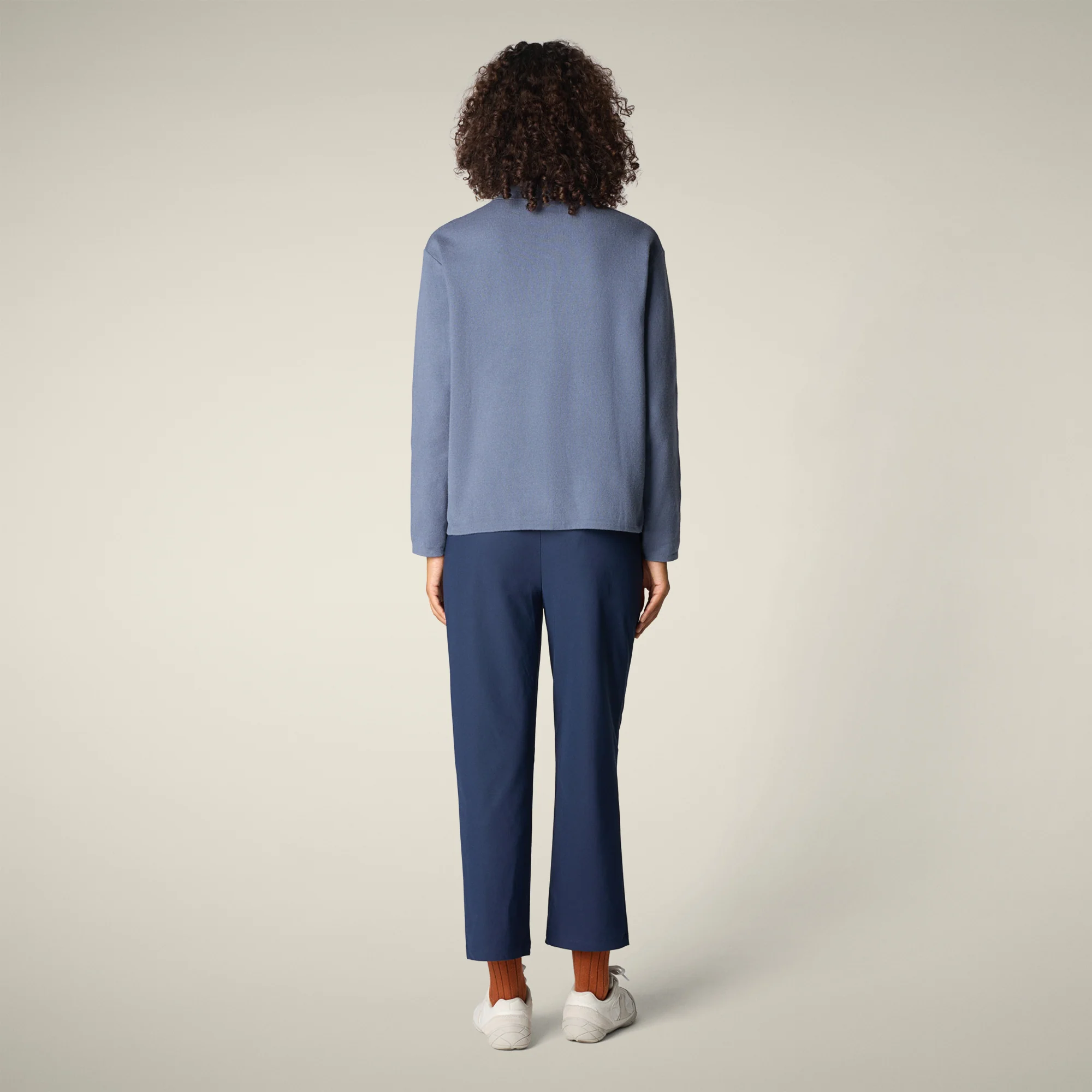 Women's Trousers milan  in navy blue