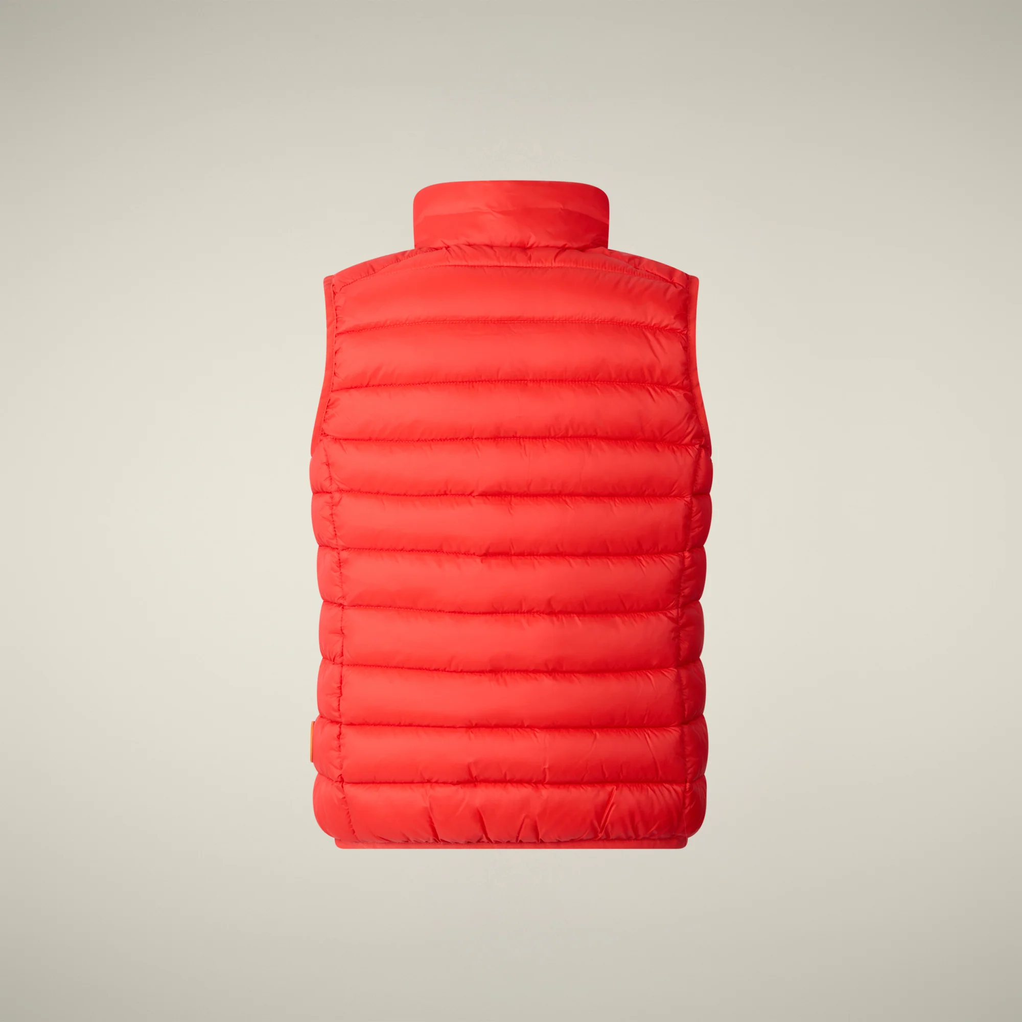 Unisex kids' Puffer vest Andy in fiery red