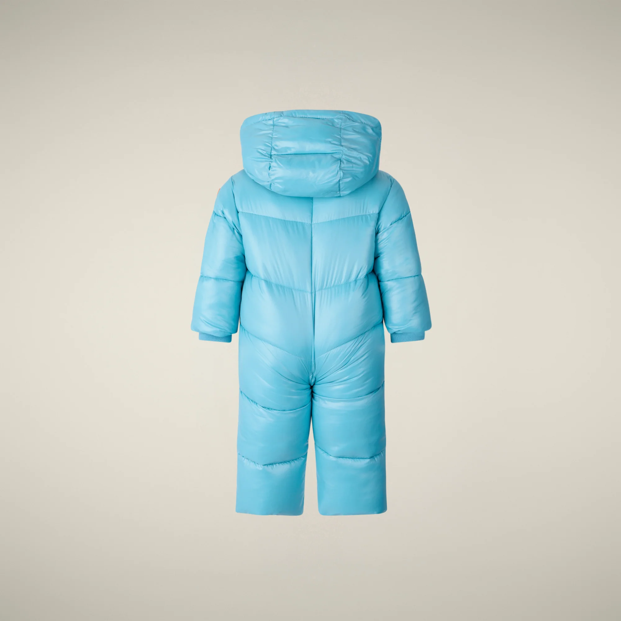 Unisex Baby Quilted overall Shell in Bay Blue