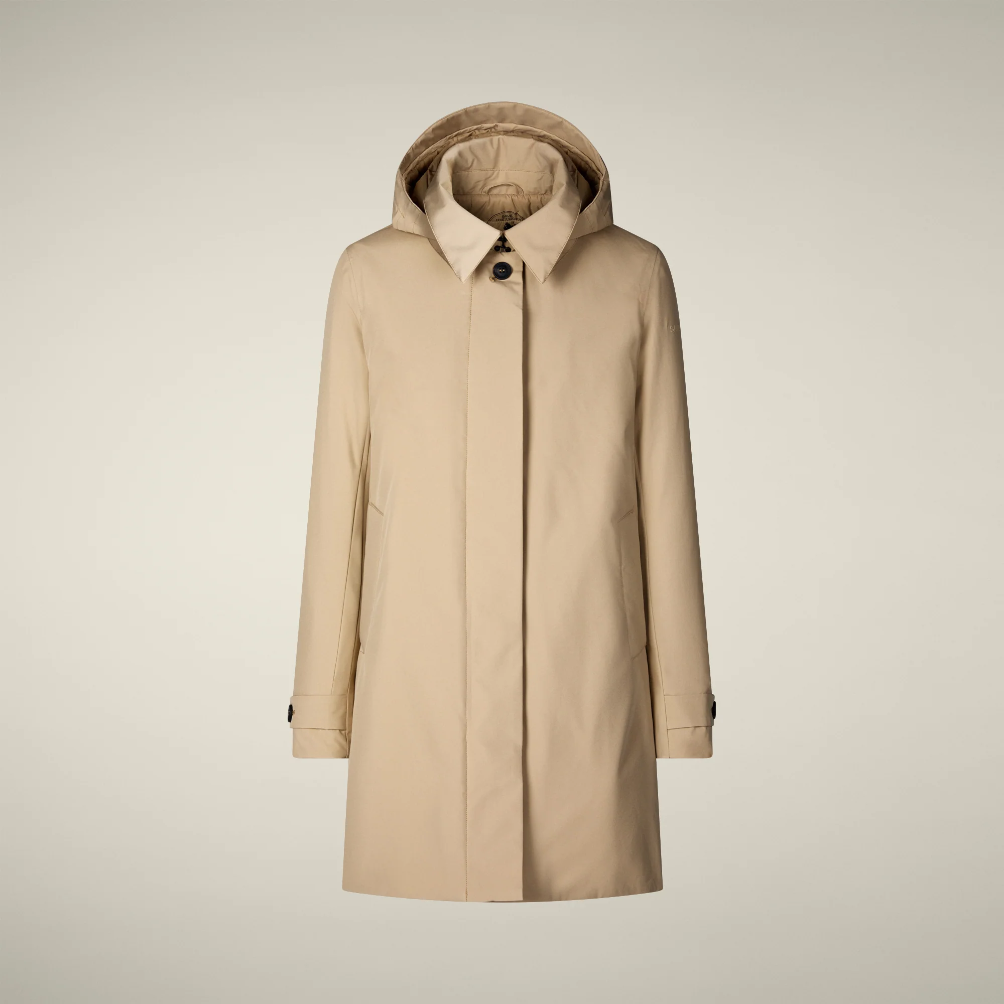Women's Raincoat Embie in Stardust Beige