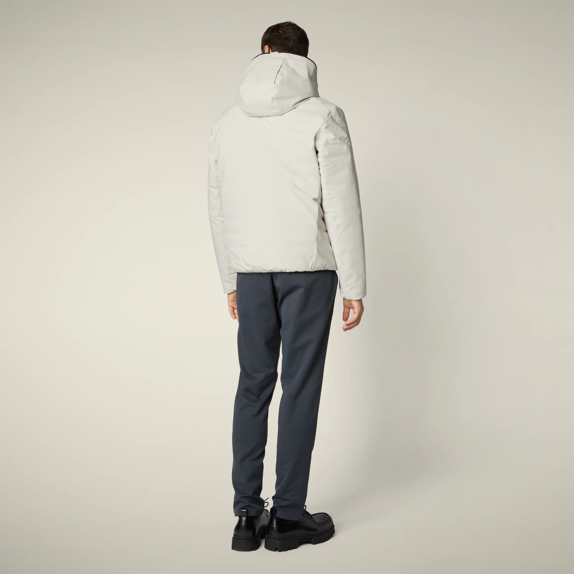 Men's Reversible Jacket Ezra in Rainy Beige