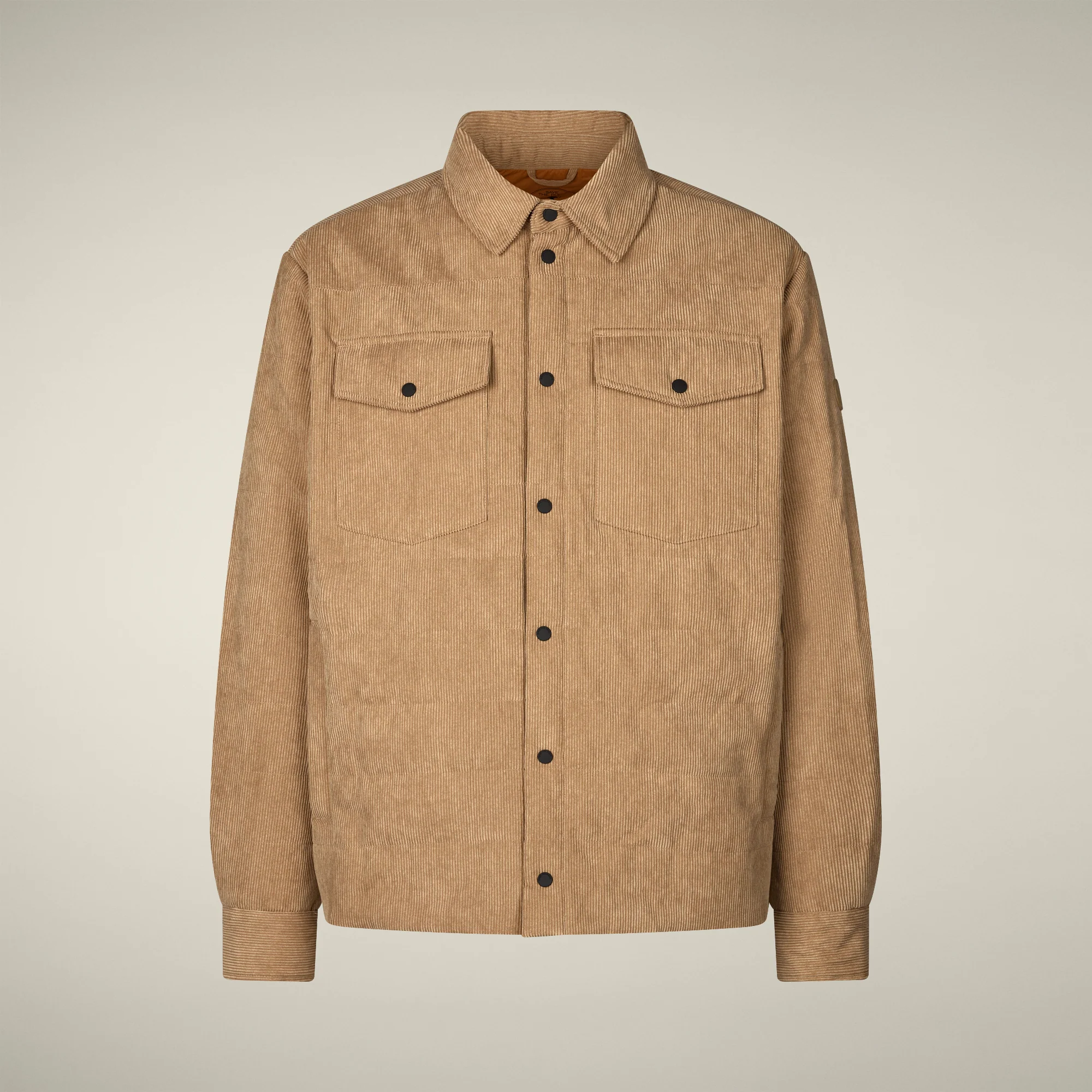 Men's animla free puffer jacket magnus in biscuit beige