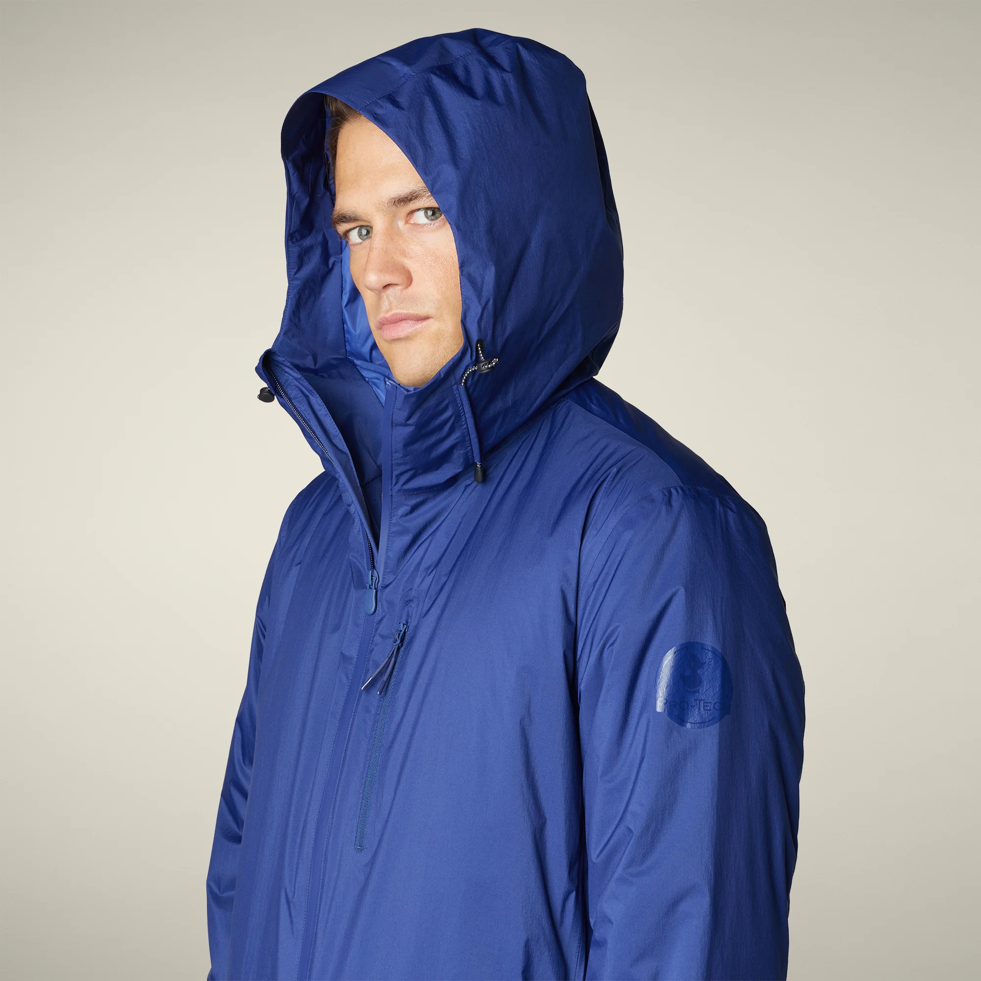 Men's parka Horizon in royal blue