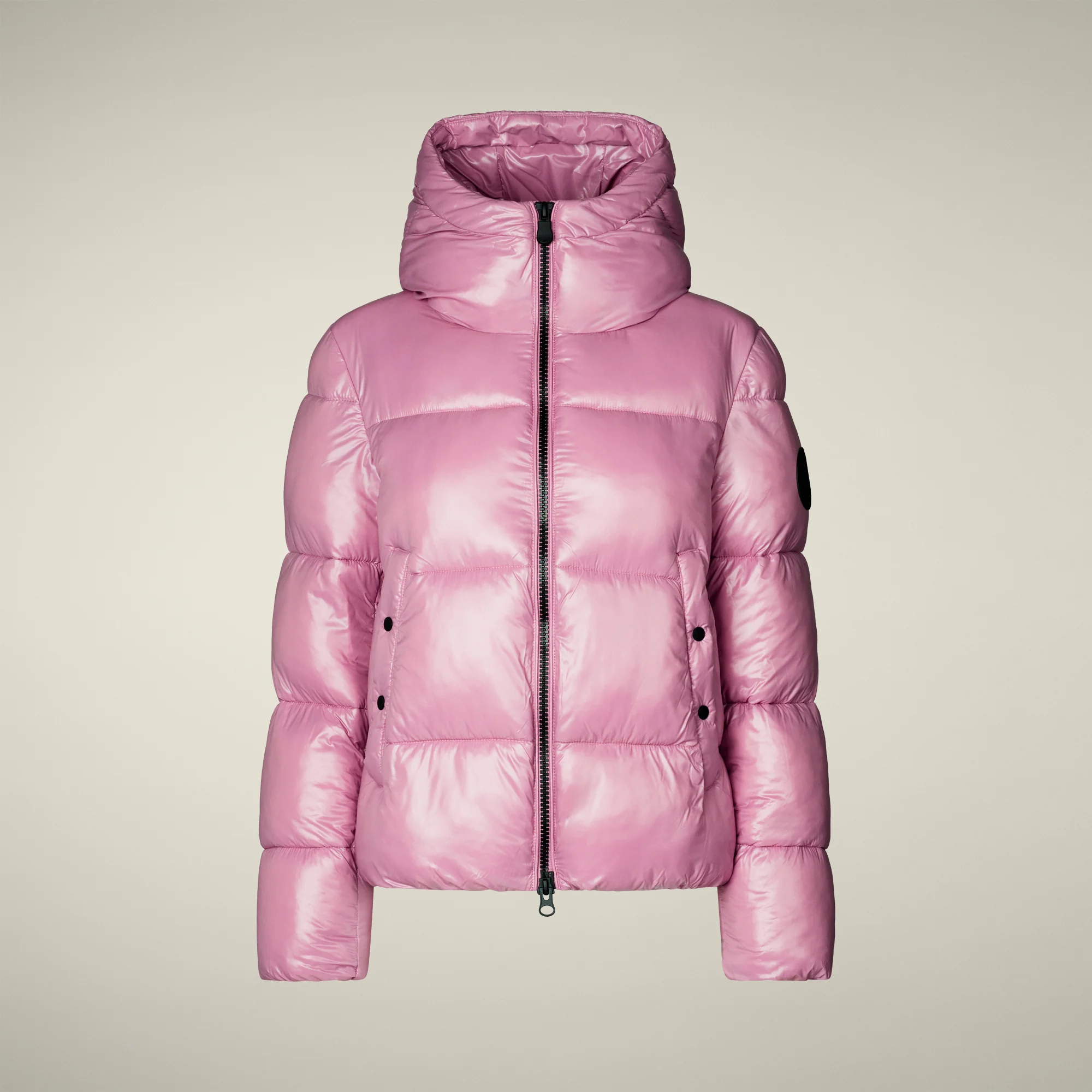 Women's animal free puffer jacket biddy in wild orchid