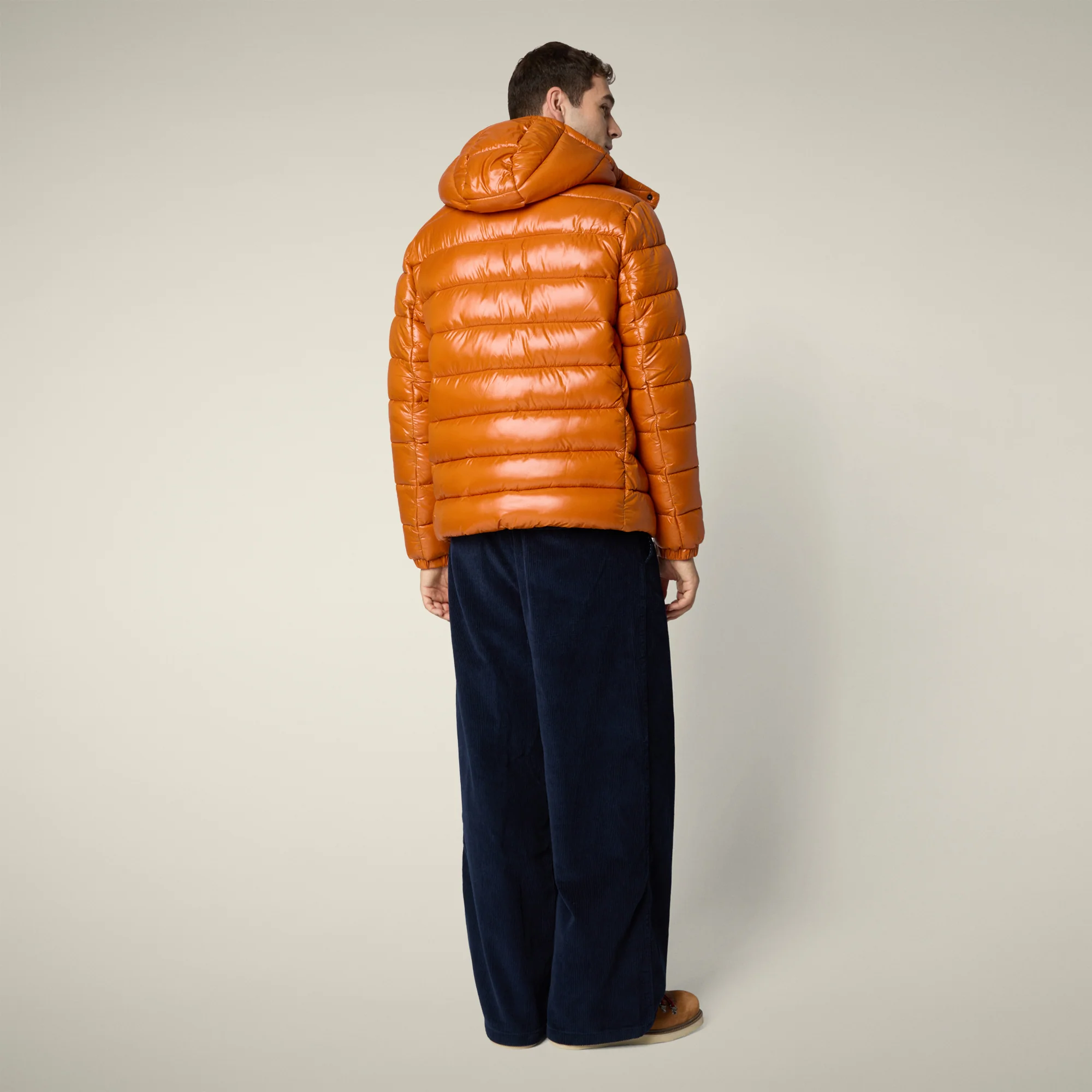 Men's Animal free puffer Jacket Florian in Fox Brown