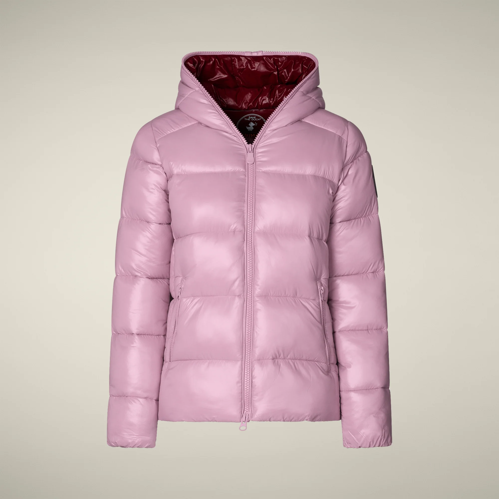 Women's Animal free puffer Jacket Lois in  Wild Orchid