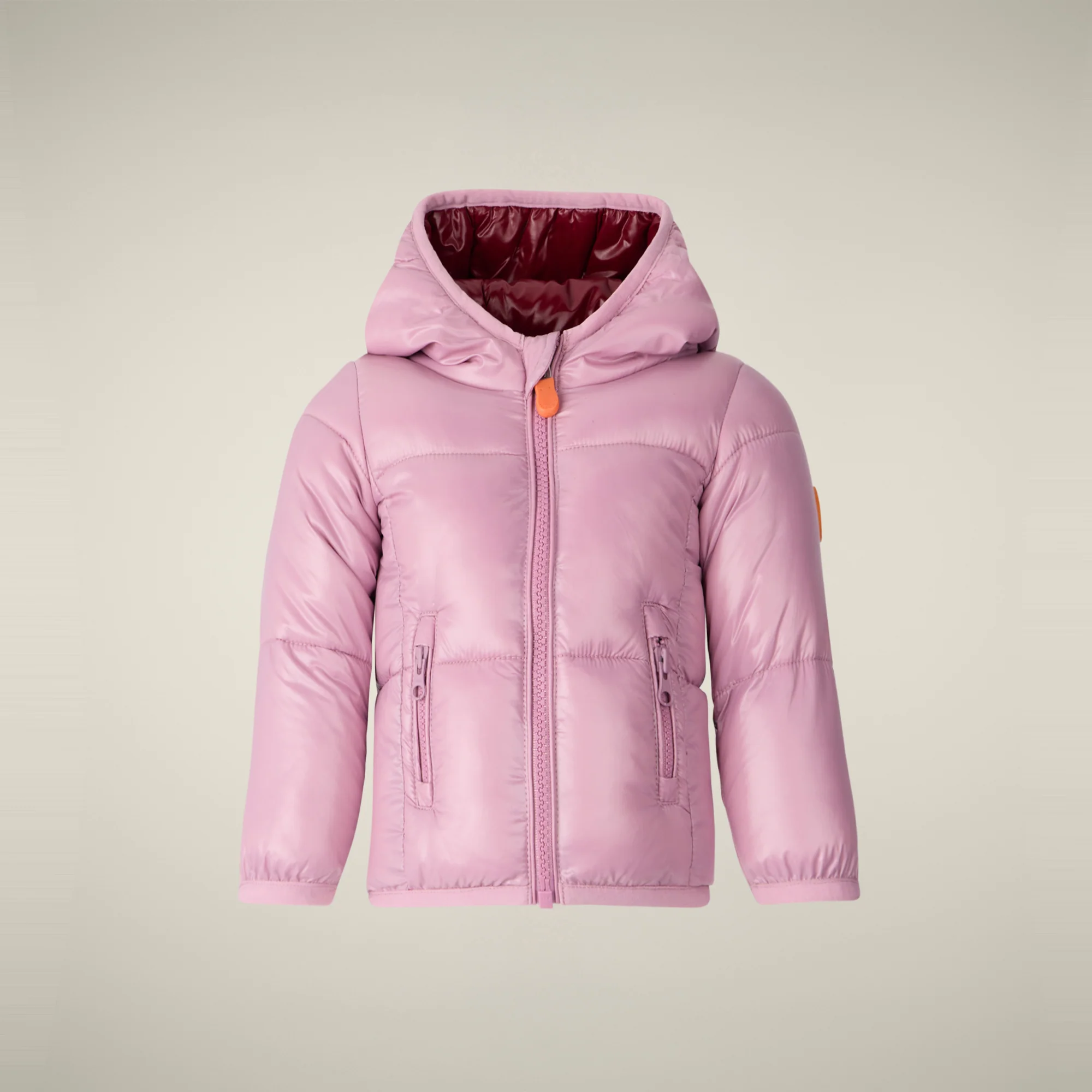 Unisex kids' puffer jacket Jody in wild orchid
