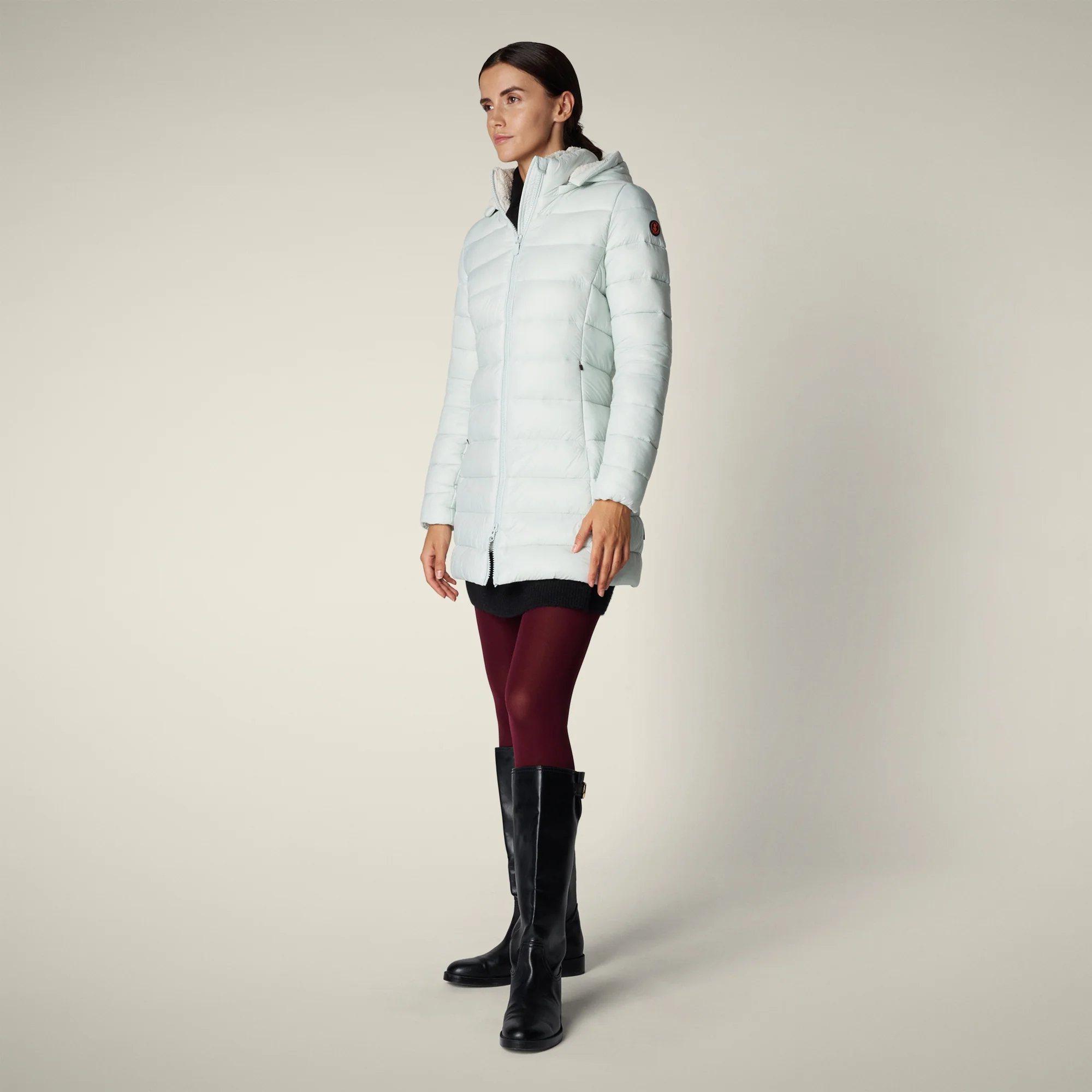 Women's Animal free puffer Coat joanne in glacier blue