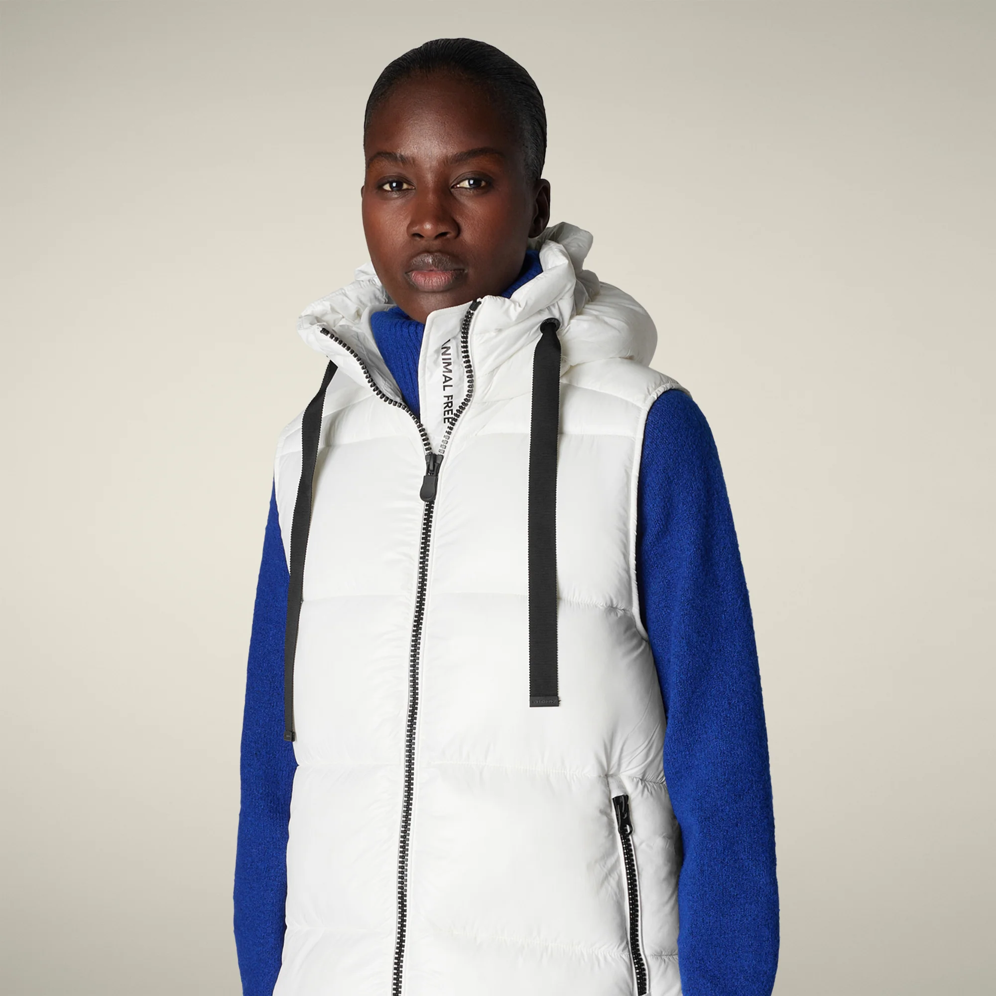 Women's Vest IRIA in off white