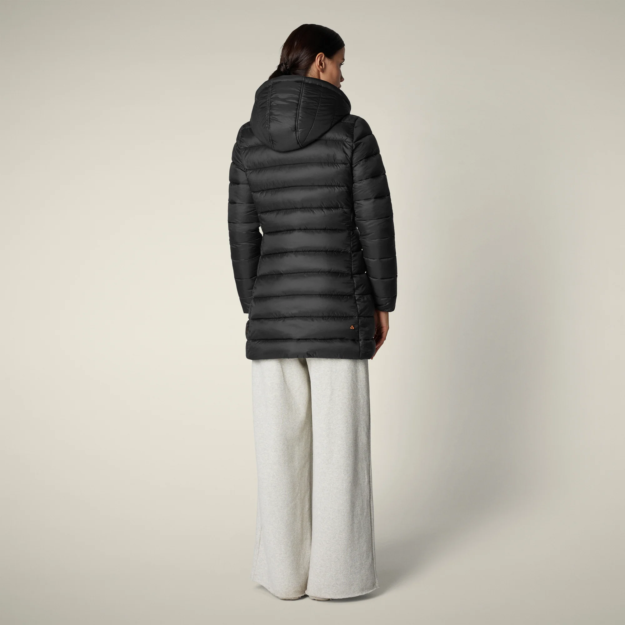 Women's Animal free puffer Coat joanne in black