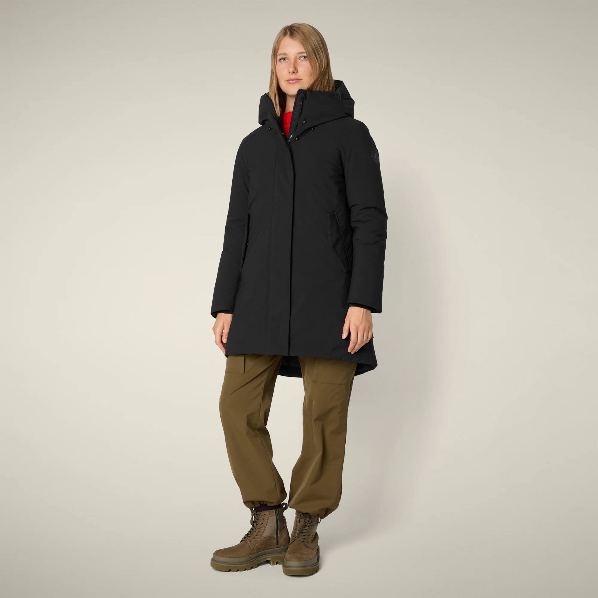 Women's parka nellie  in black