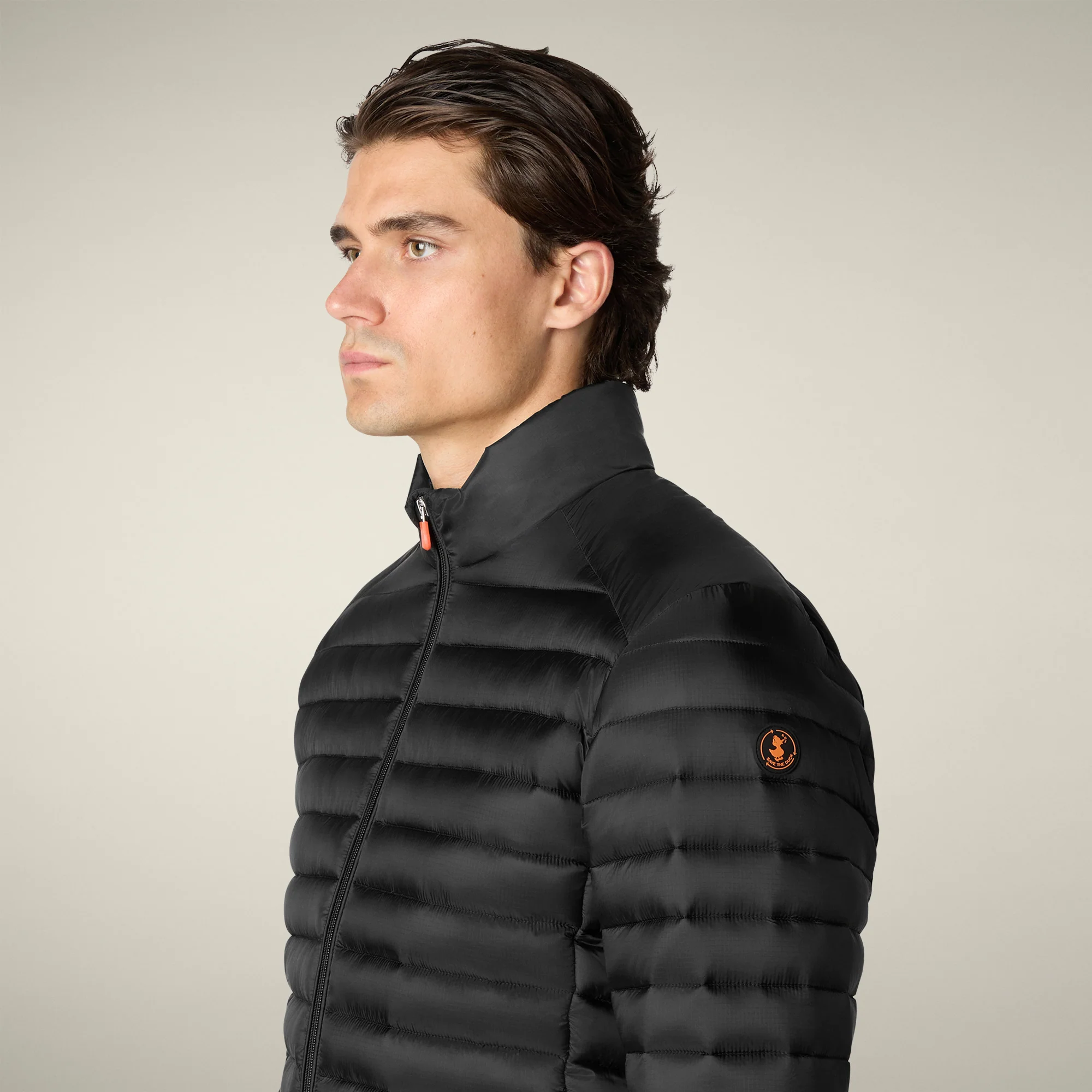 Men's Animal free puffer Jacket Cyrion in Black