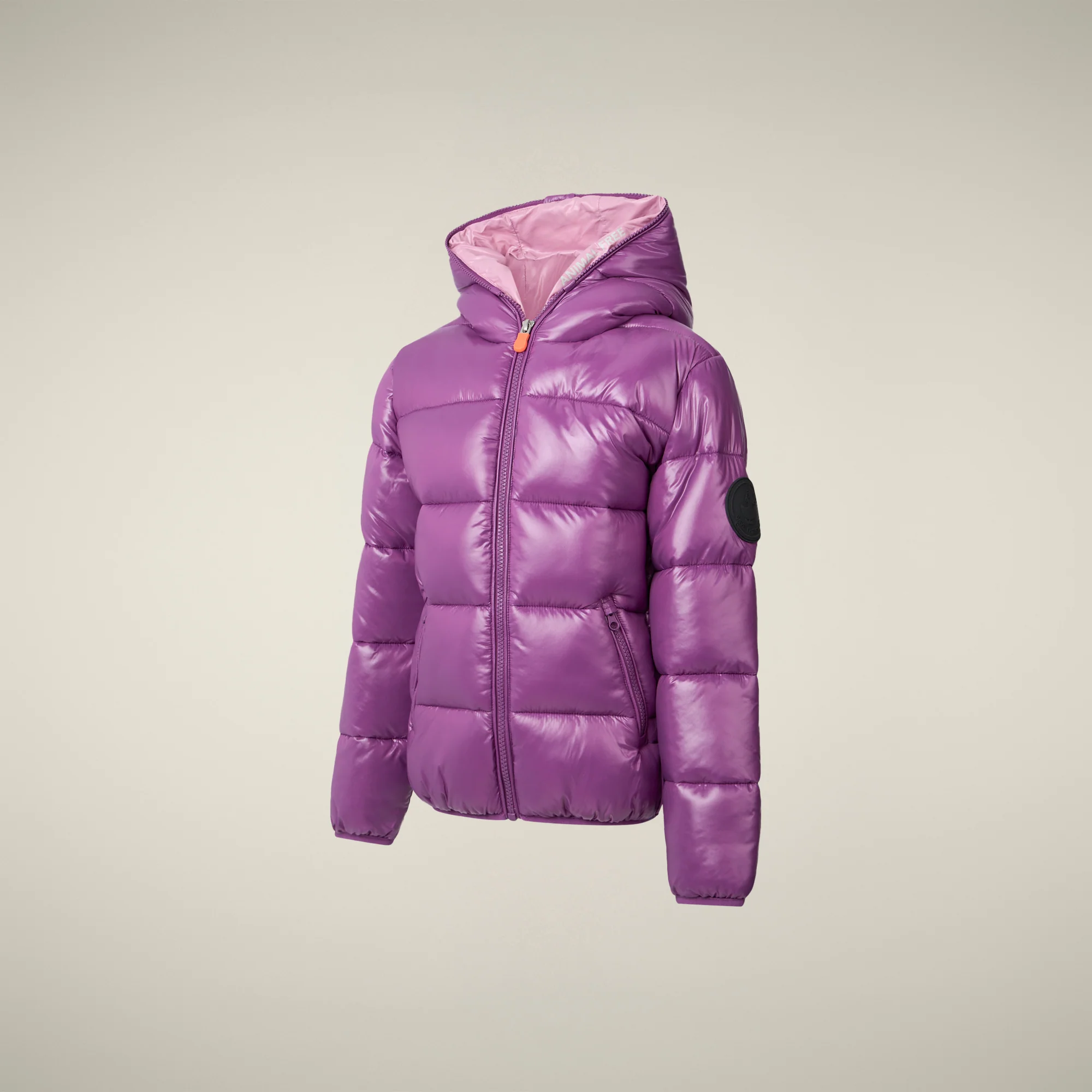 Girls' Puffer Jacket Kate in Cyclamen Violet