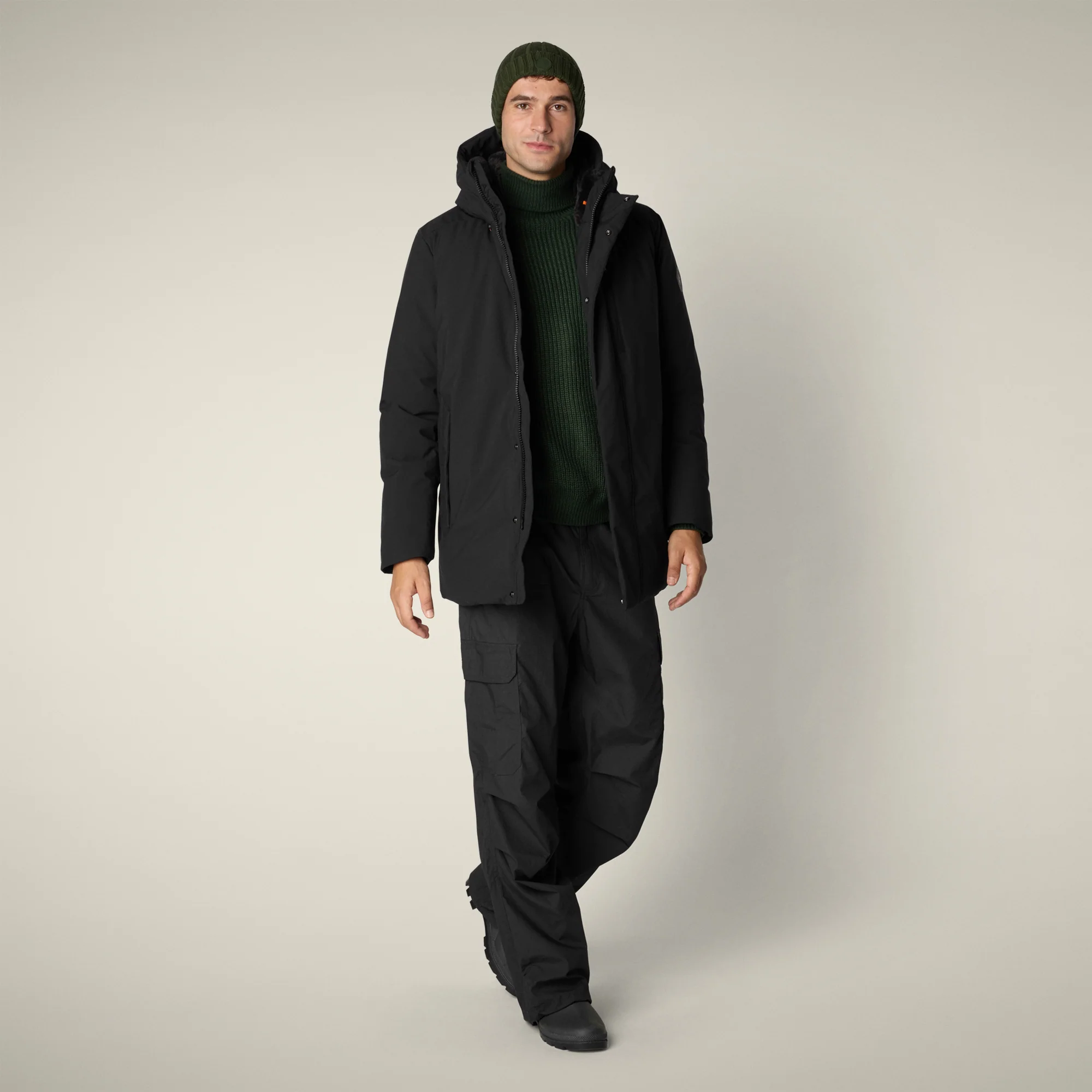 Men's Parka Antoine in black